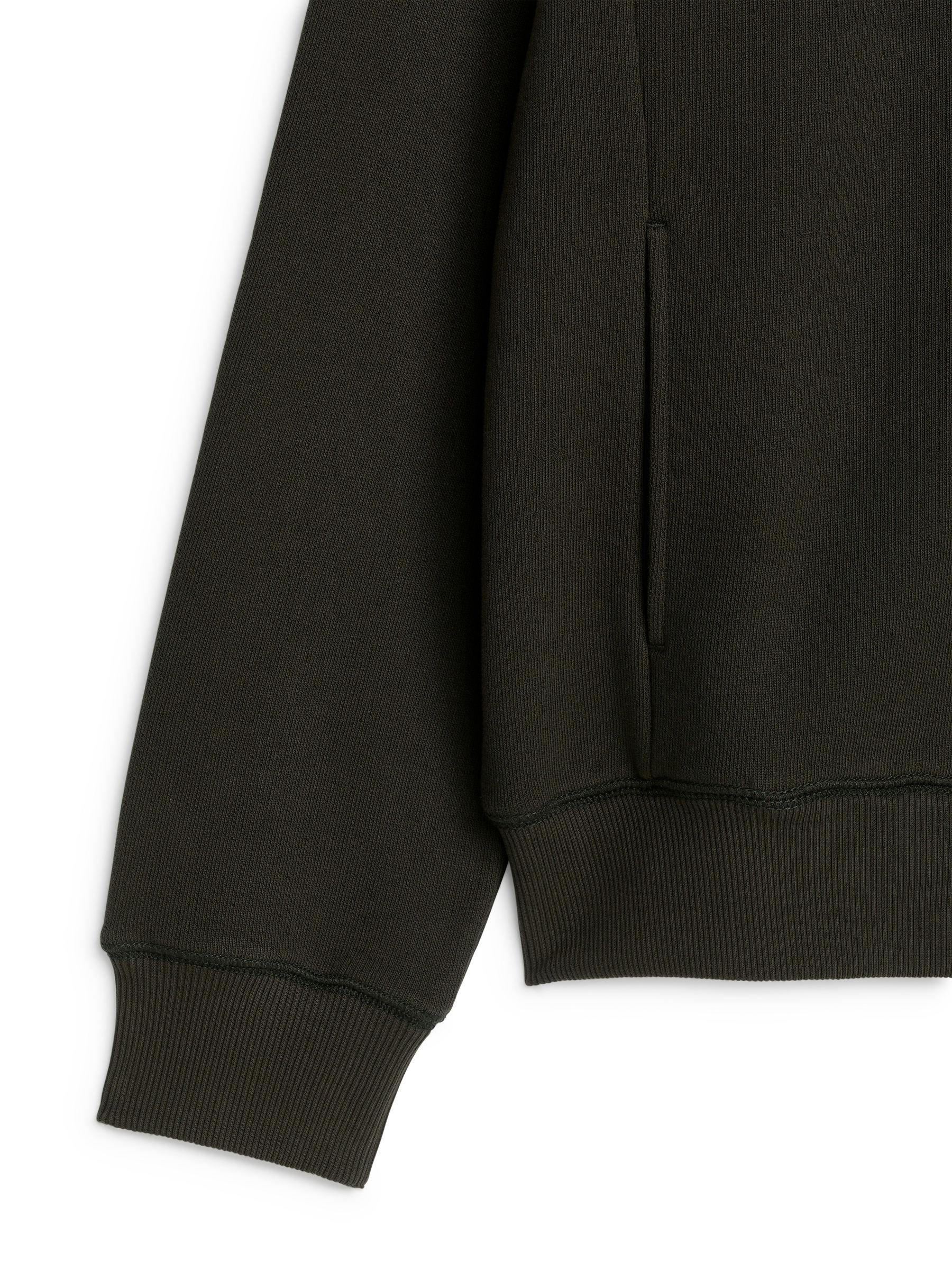Zip Cardigan - Dark Green - Regular fit - Men - StillMedia/DescriptiveDetail - 1