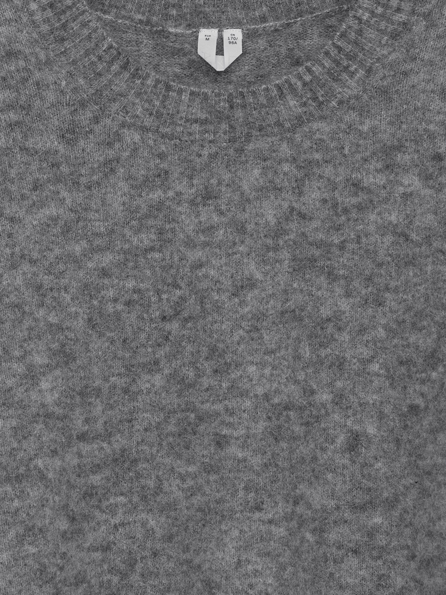 Alpaca-Wool Blend Jumper - Grey/Off White/Reddish Brown/Black - 5