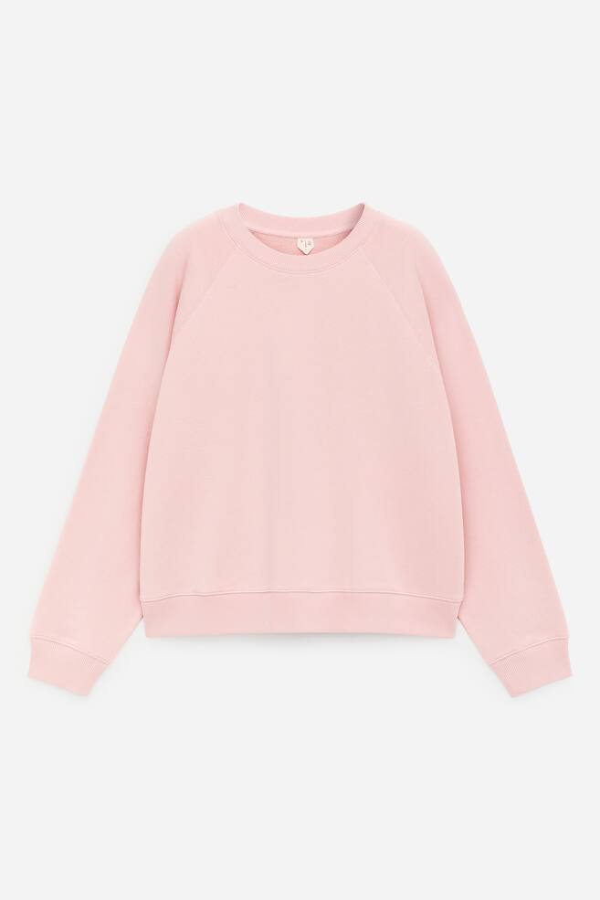 Frottee-Sweatshirt - Rosa/Dunkelblau/Graumeliert/Schwarz/Braun/Lila/Dunkelbraun - 1