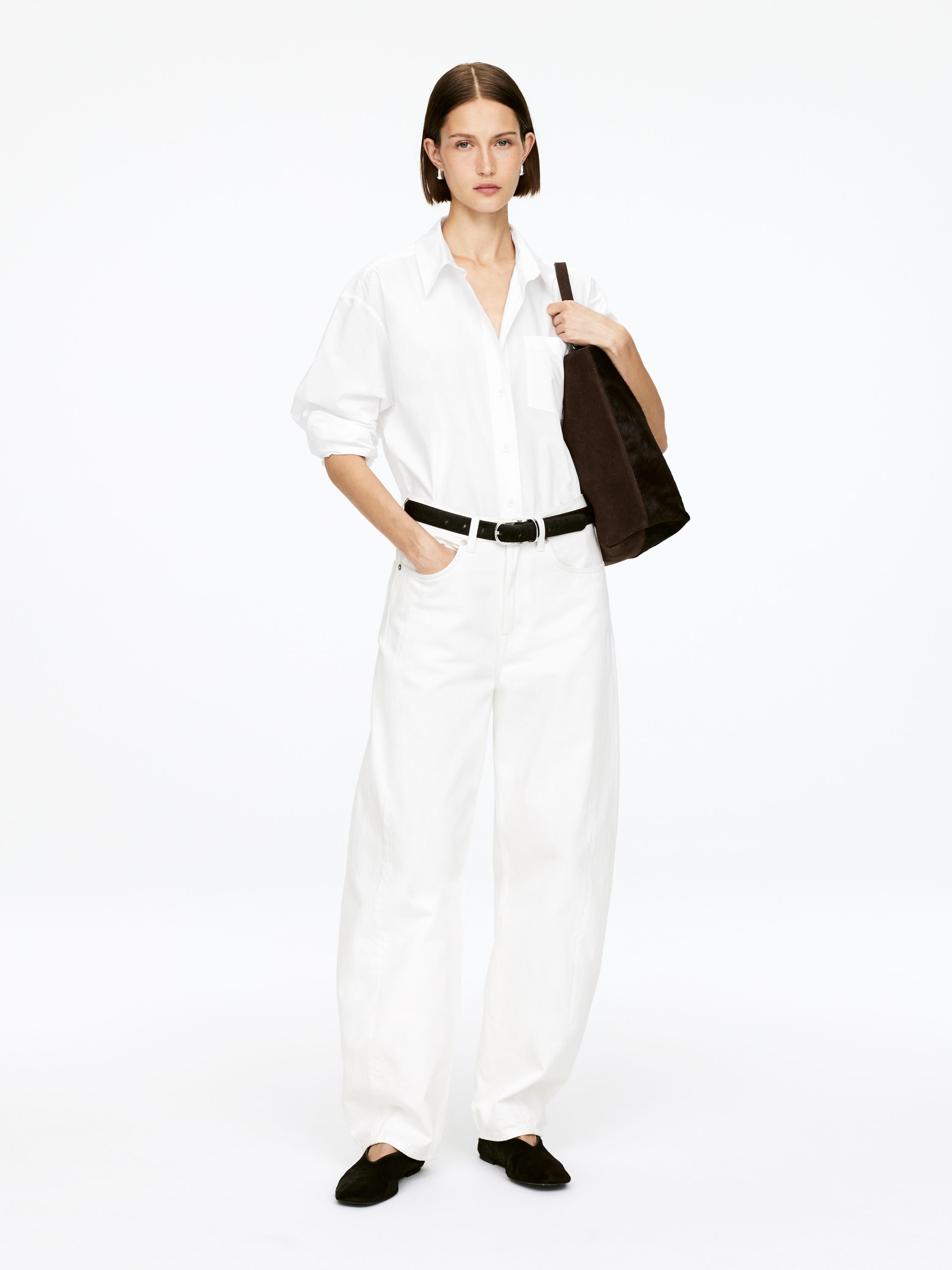 Leather-Suede Tote Bag - Braun - Women - StillMedia/Lookbook - 6
