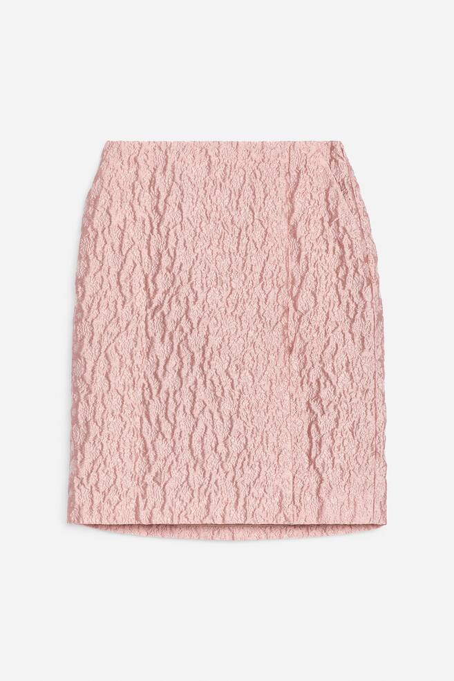 Brocade Skirt - Pink - 1