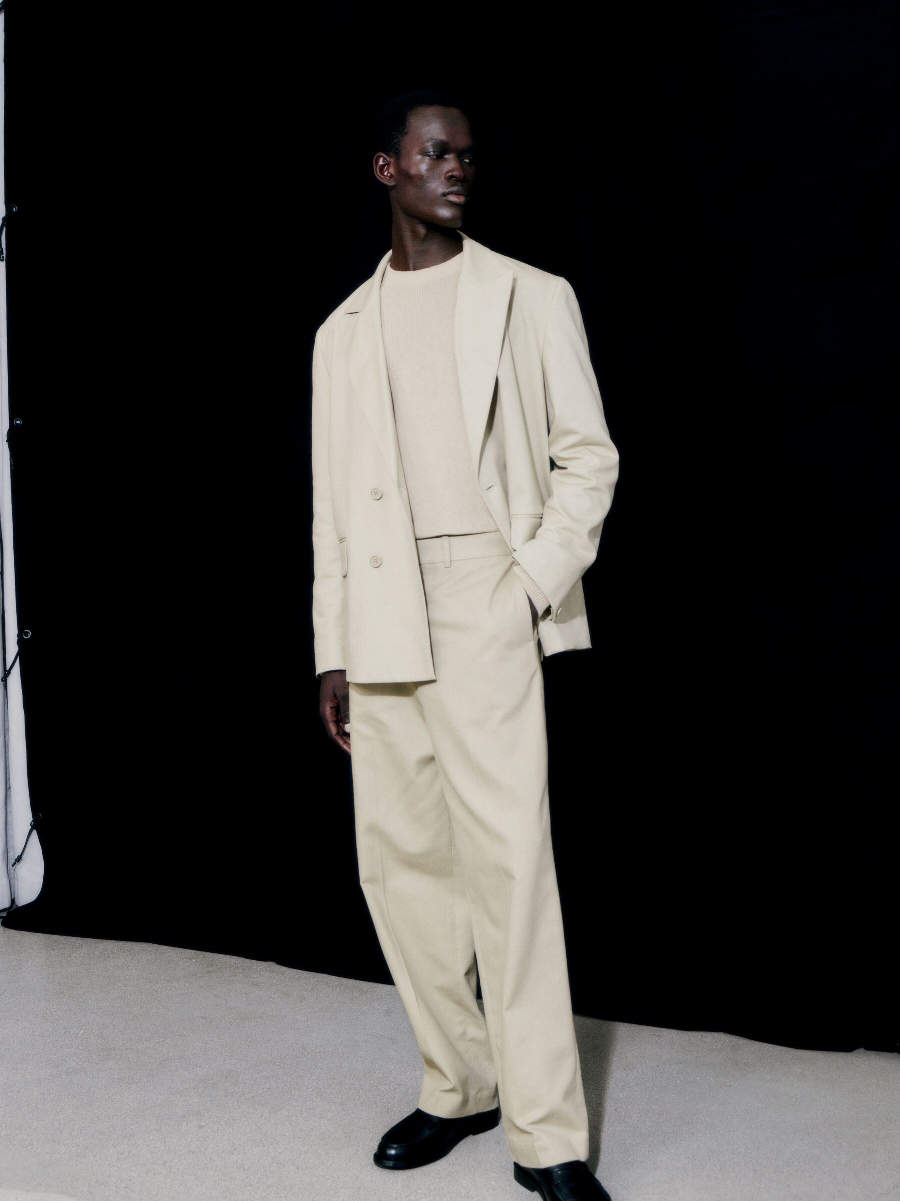 Pull en lin et coton - Beige - Regular fit - Homme - StillMedia/Environmental - 1