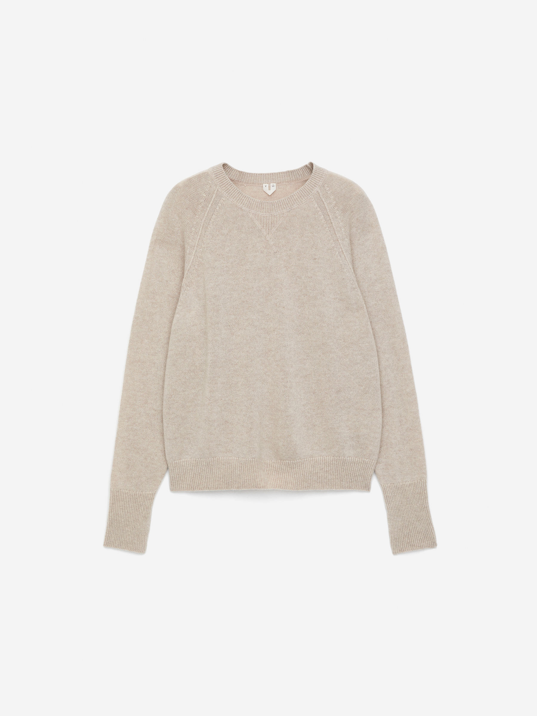 Pure Cashmere Jumper-Beige-16521