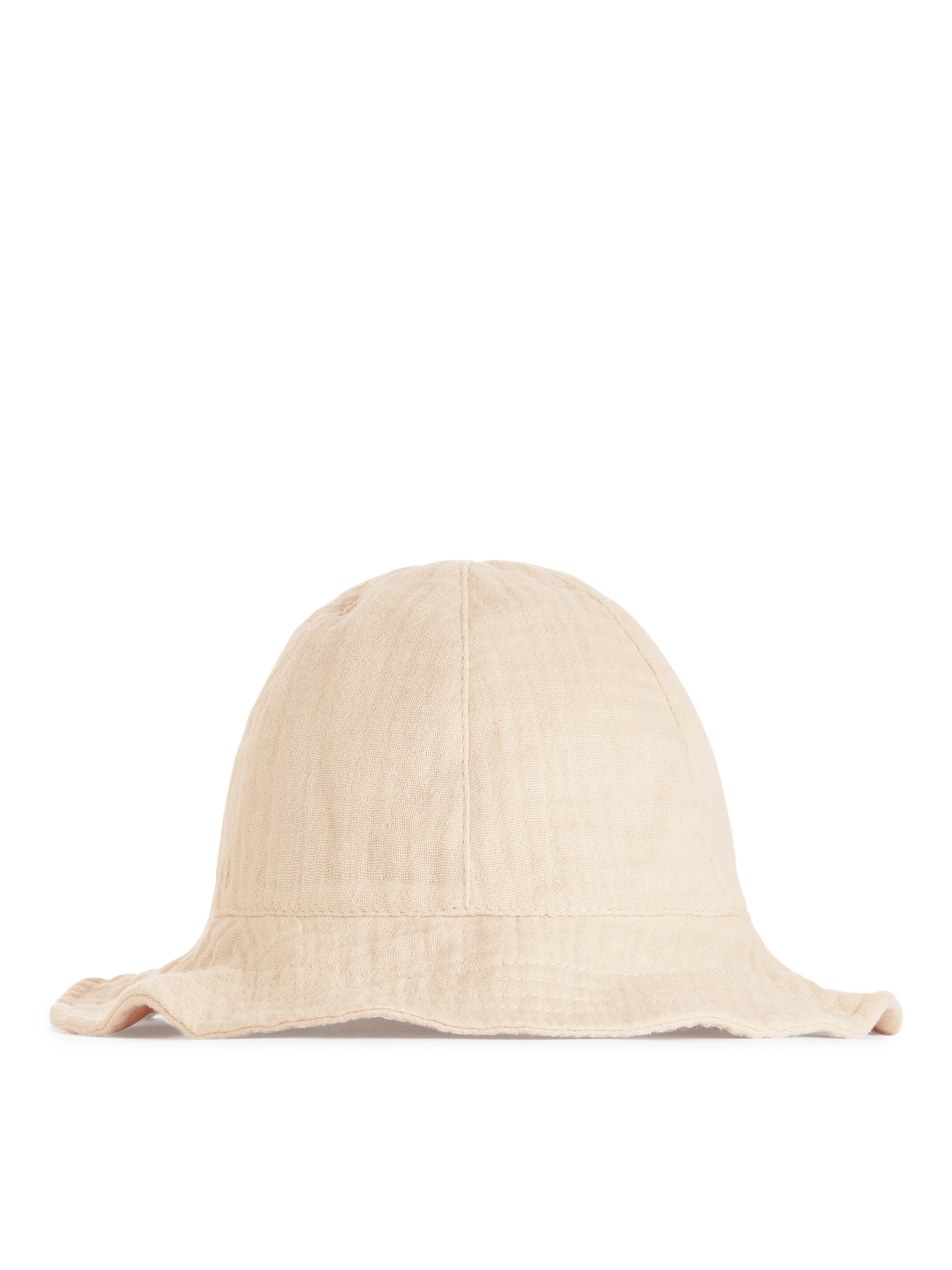 View larger image: Cotton Muslin Sunhat - Light Beige - Kids | H&M GB 1