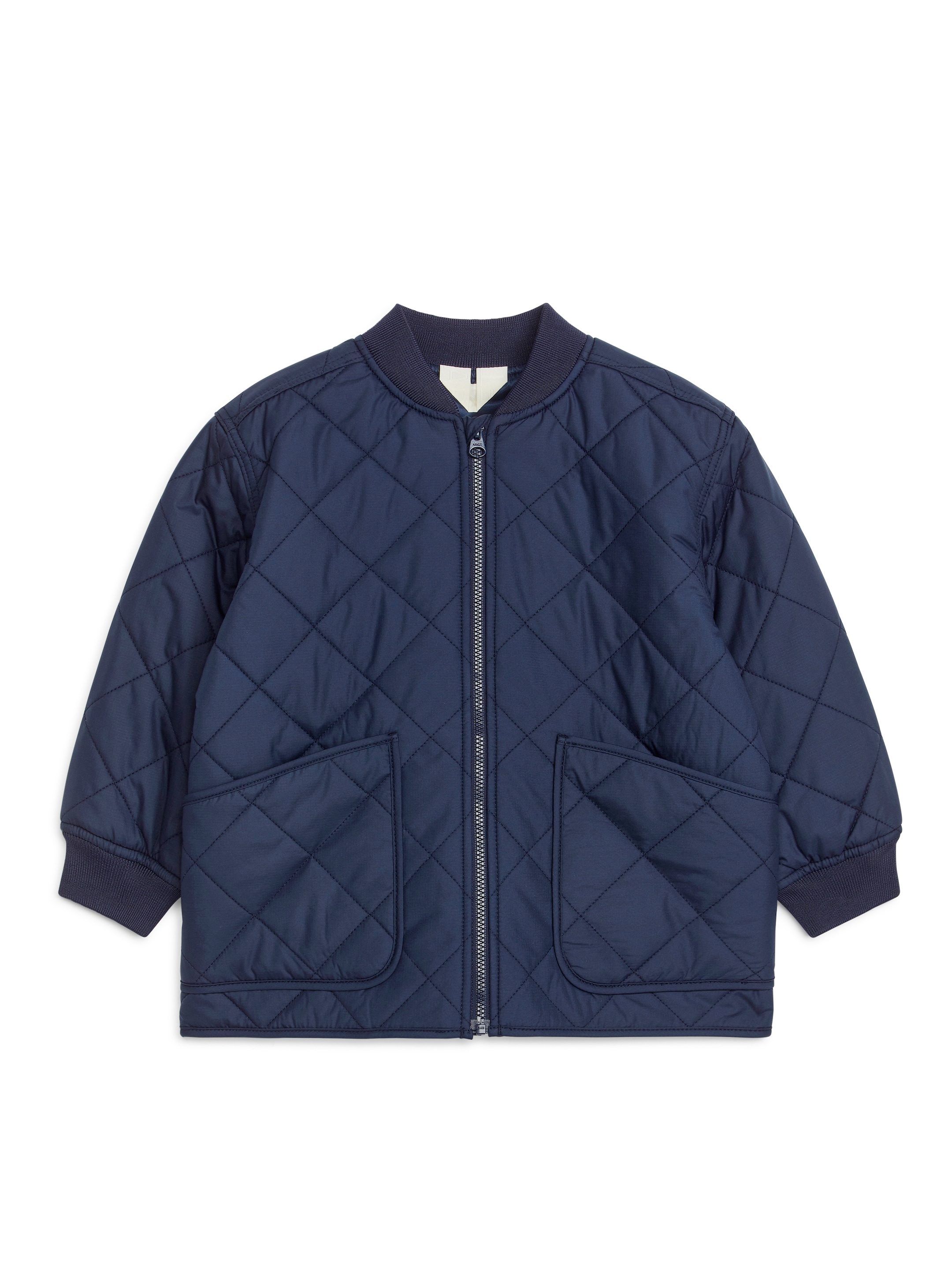 Quiltad jacka - Mörkblå - Regular fit - Children - StillMedia/DescriptiveStillLife - 1