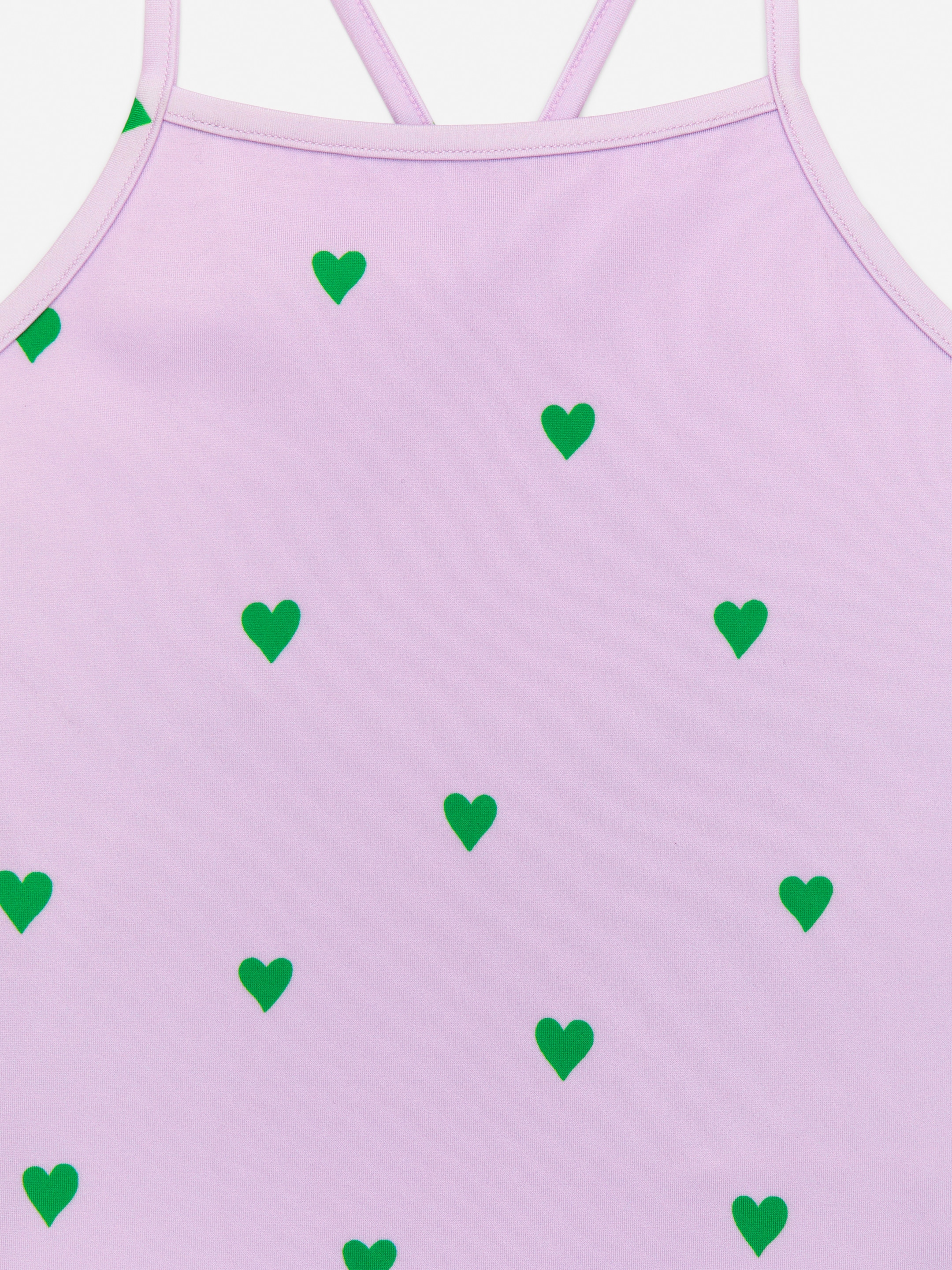 Grotere afbeelding bekijken: Badpak met print - Lilac/Green Hearts - KINDEREN | H&M BE 3