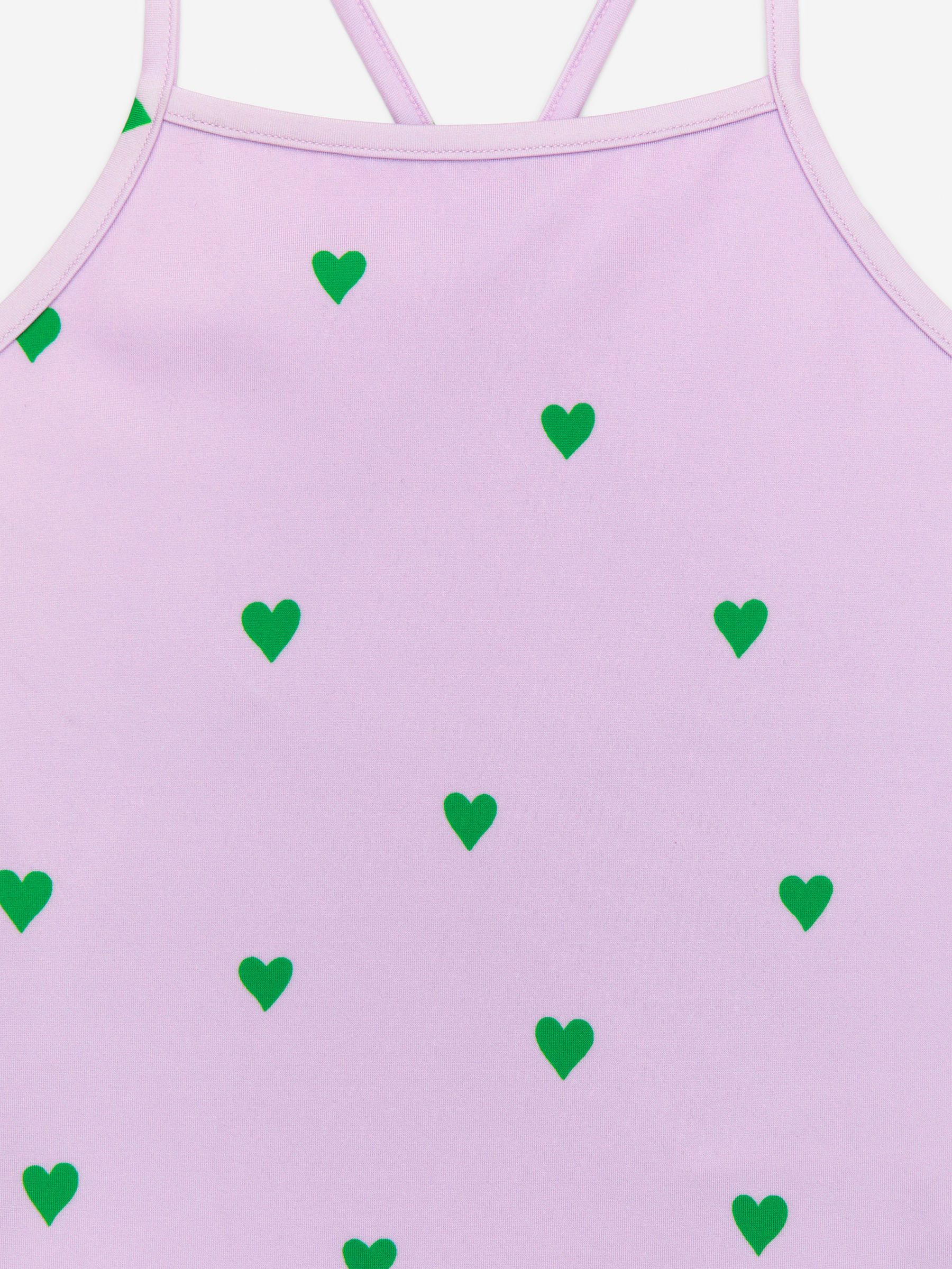 Printed Swimsuit - Lilac/Green Hearts - Regular fit - Children - StillMedia/DescriptiveDetail - 2