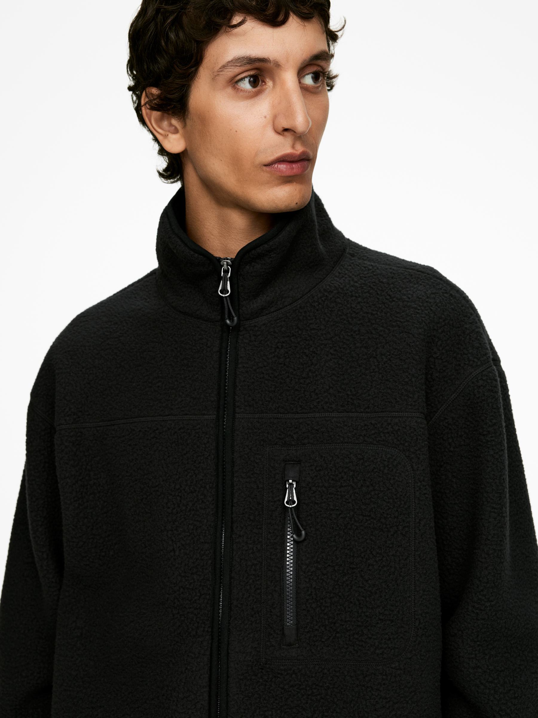 Fleece Jacket - Dark Blue - Regular fit - Men - StillMedia/Lookbook - 5