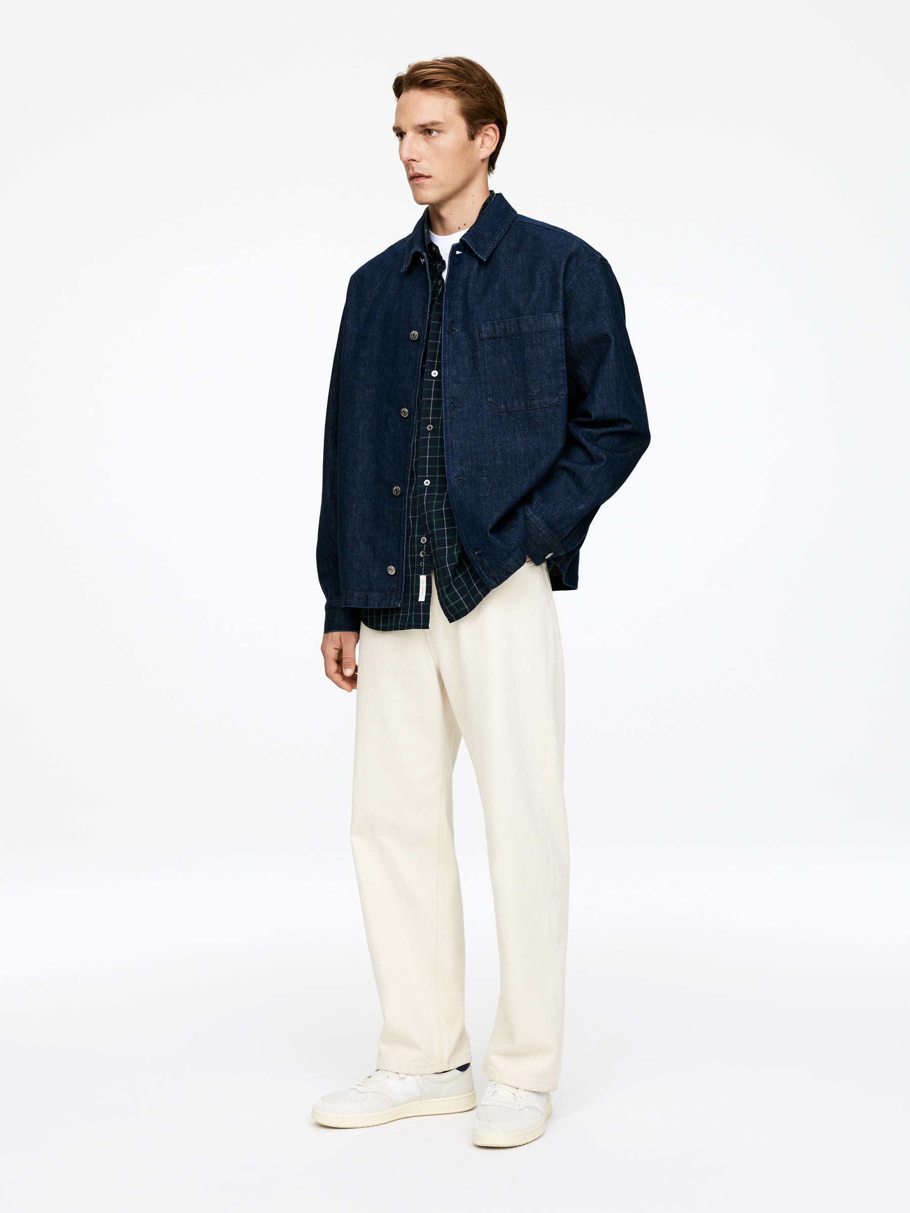 Denim Overshirt - Dark Blue - Relaxed fit - Men - StillMedia/Lookbook - 6