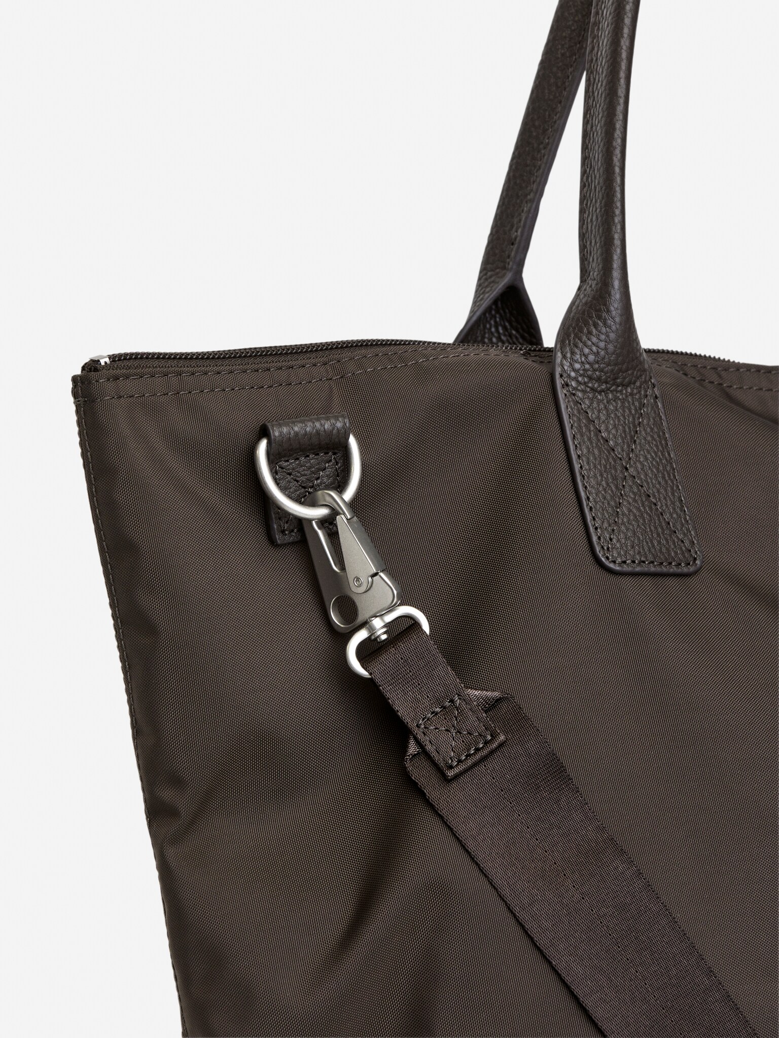 Bolso 36-Hour Tote con detalles en piel - Marrón - 6