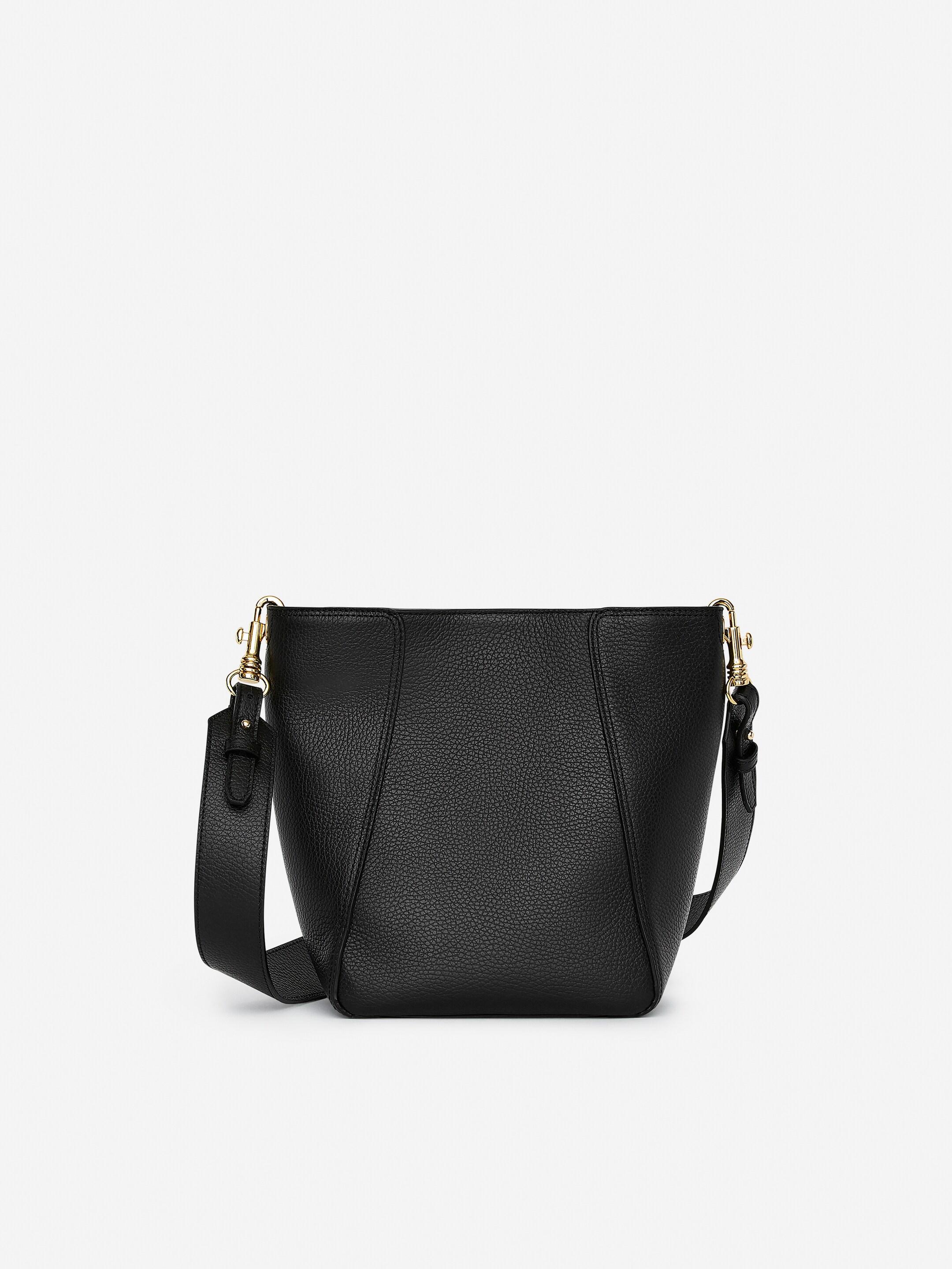 Ingrandisci l'immagine: Mid-Size Leather Bag - Black - DONNA | H&M CH 1