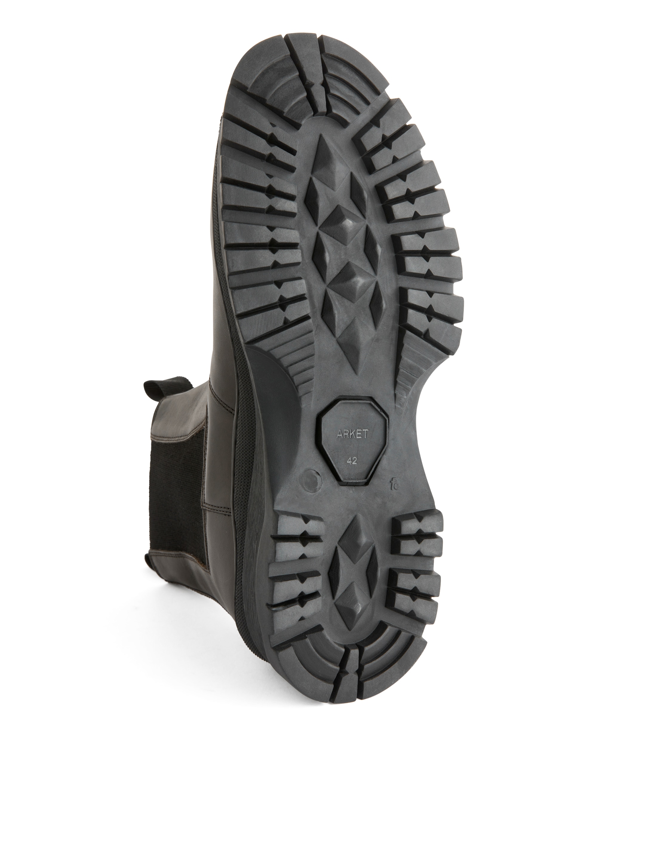 Chunky läderboots - Mörkbrun - Men - StillMedia/DescriptiveDetail - 5