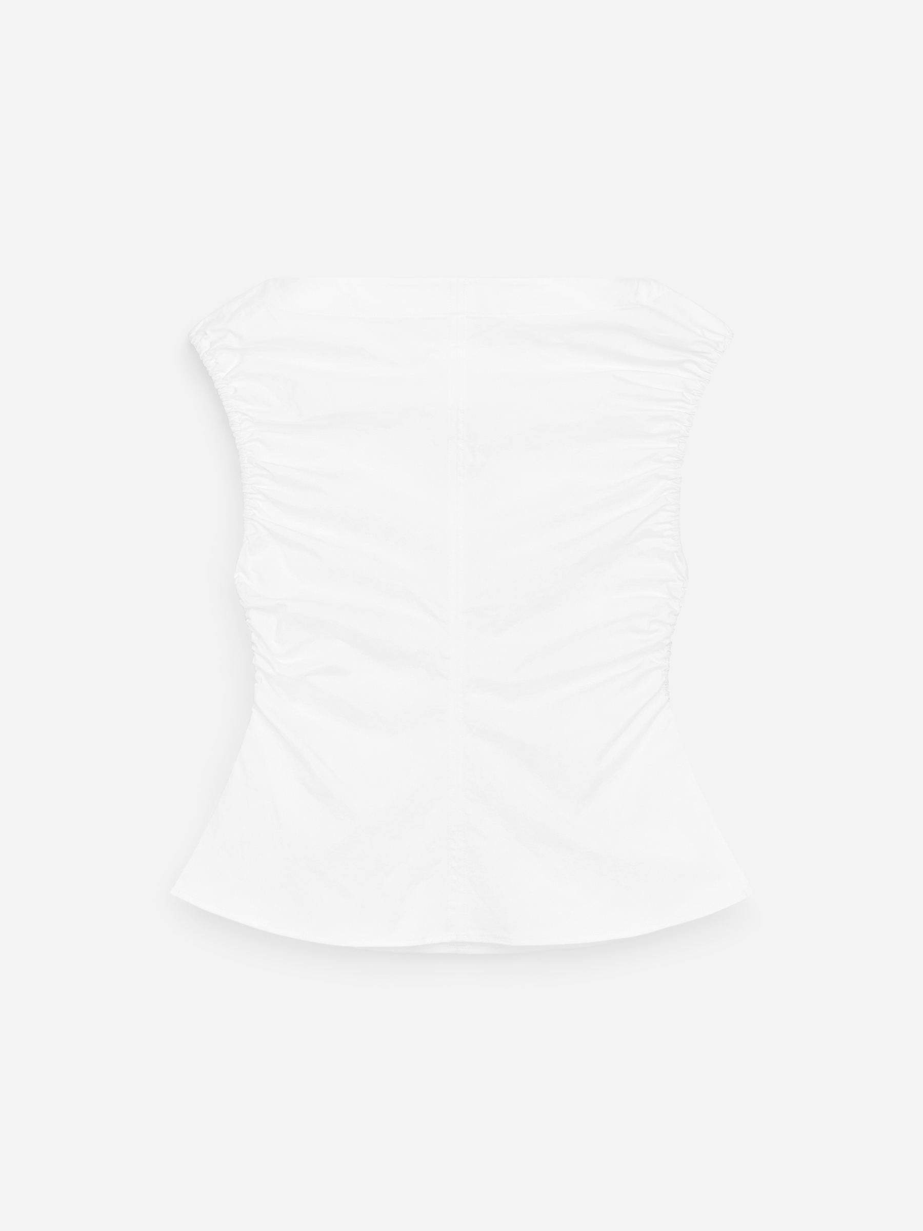 Boat-Neck Top - White - Slim fit - Women - StillMedia/DescriptiveStillLife - 1