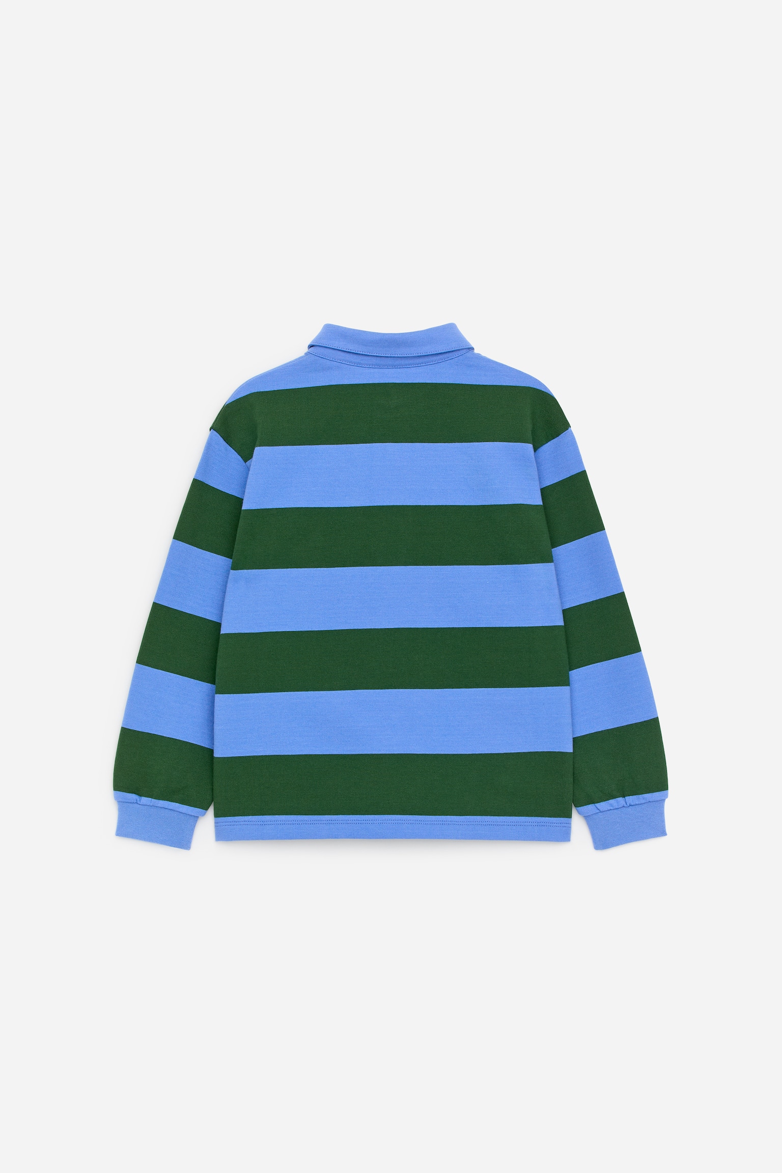 Rugbytröja - Blå/grön/Blå/mörkröd - 2