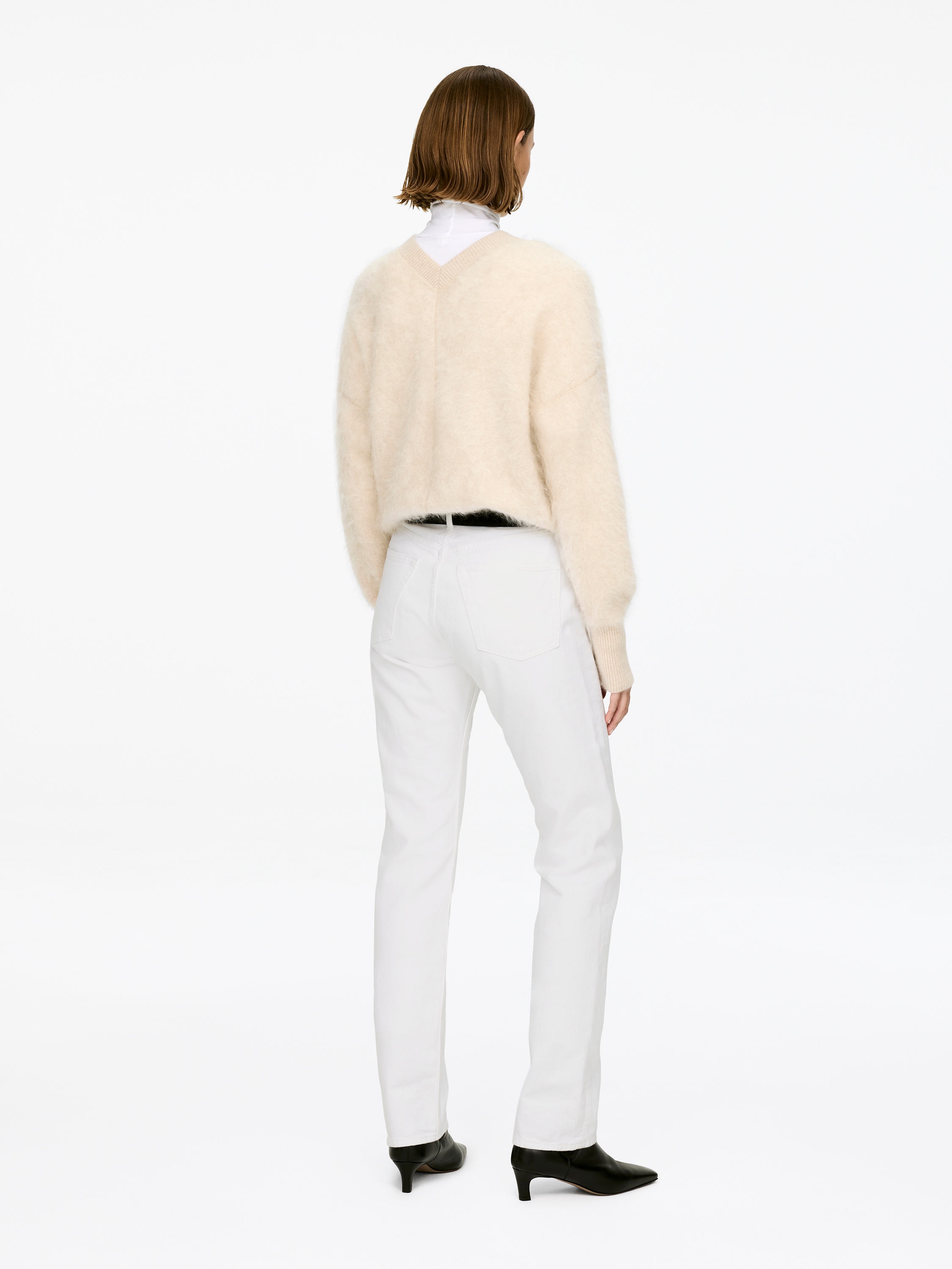 SNOW Straight Jeans - White - Slim fit - Women - StillMedia/Lookbook - 6