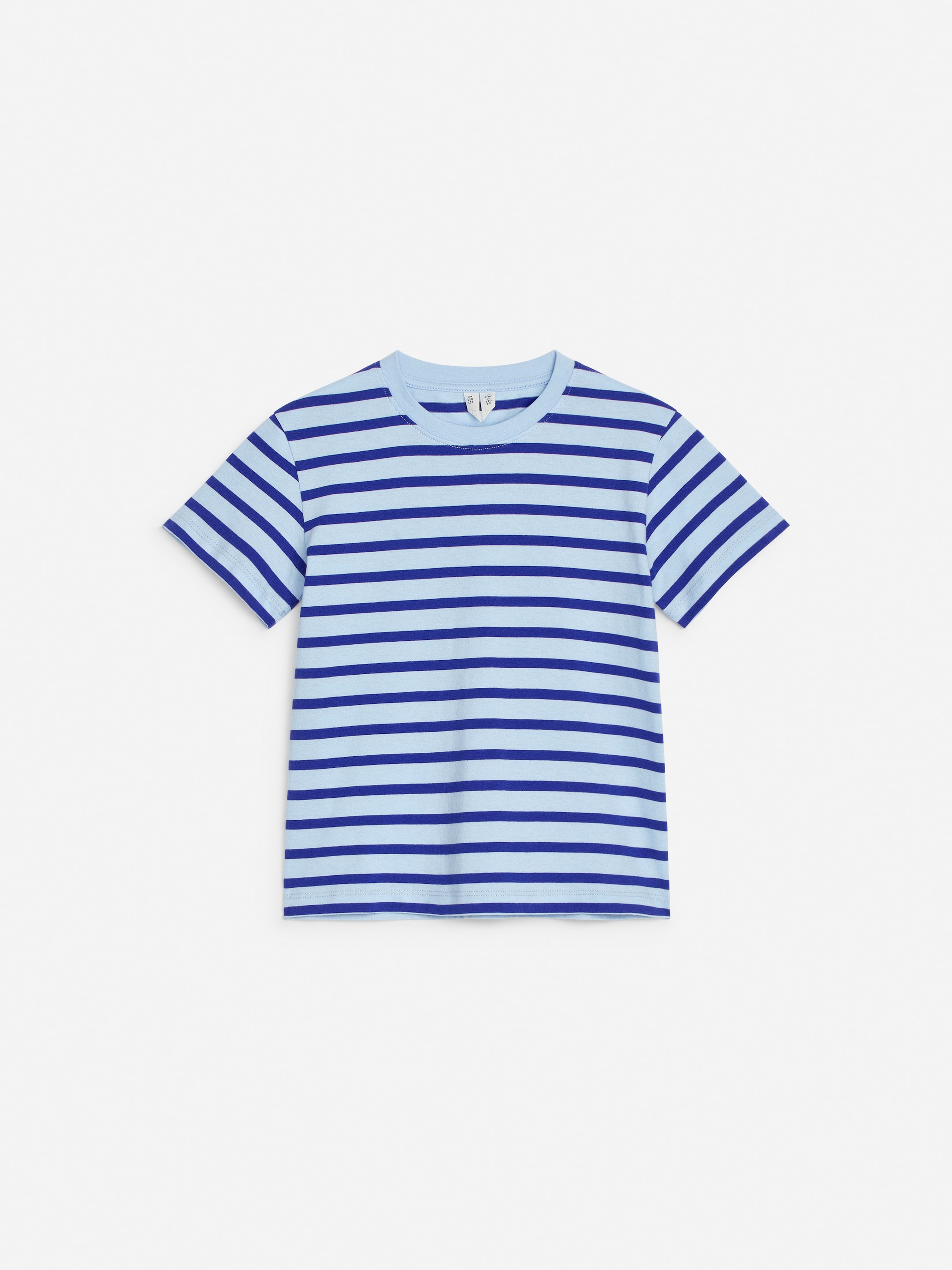 Crew-Neck T-Shirt Set of 2 - Green/Blue Striped - Regular fit - Children - StillMedia/DescriptiveStillLife - 1