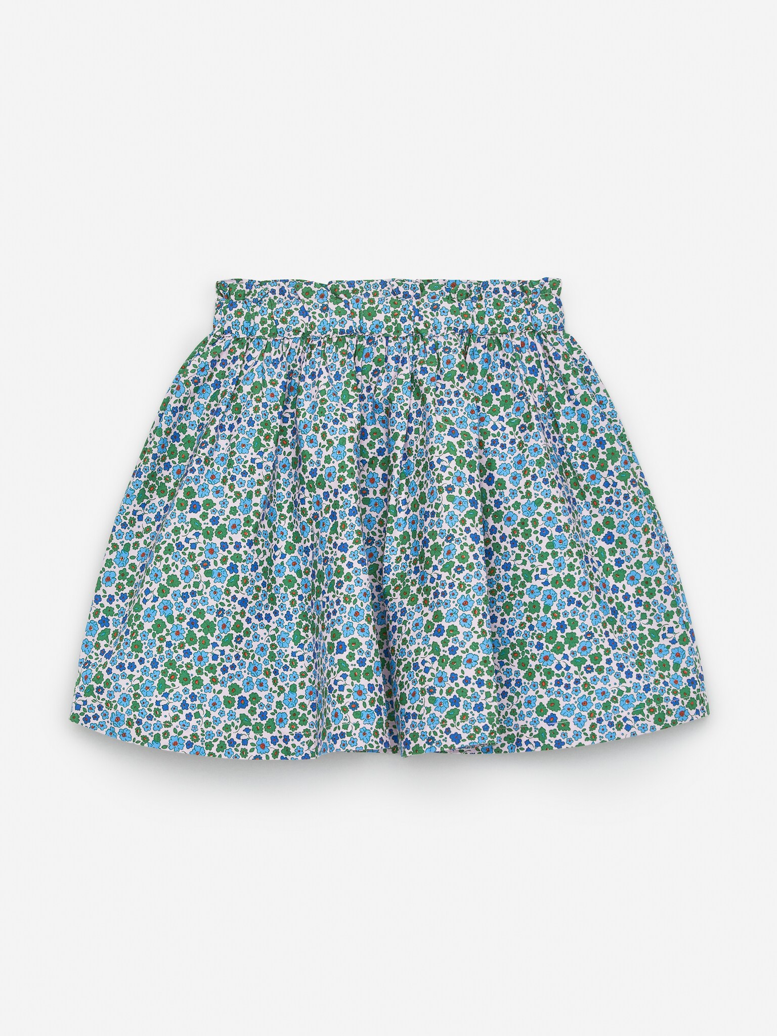 Rock mit Print - Blau/Mehrfarbig