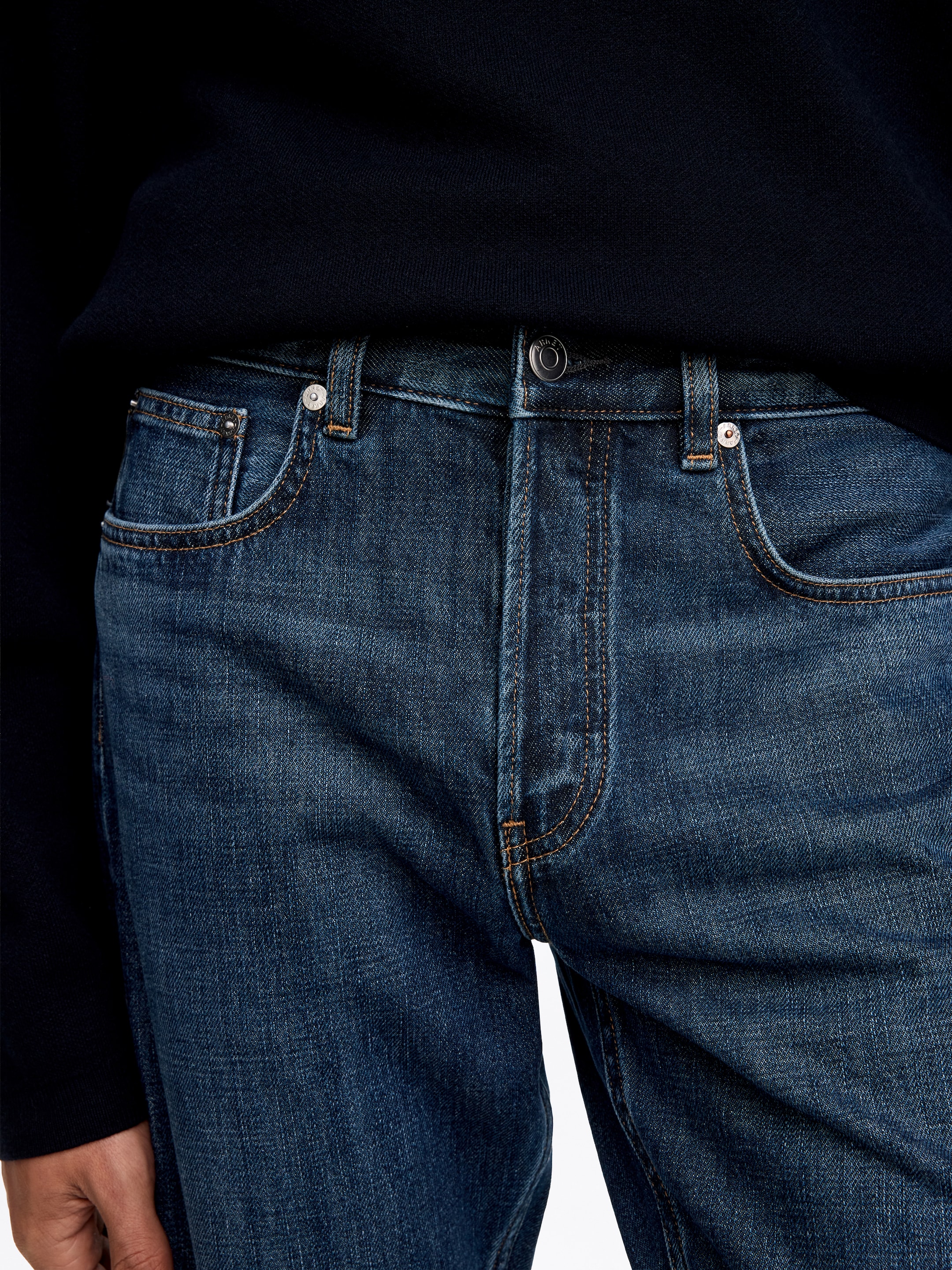 PARK Regular Jeans - Mid Blue - Regular fit - Men - StillMedia/Lookbook - 4
