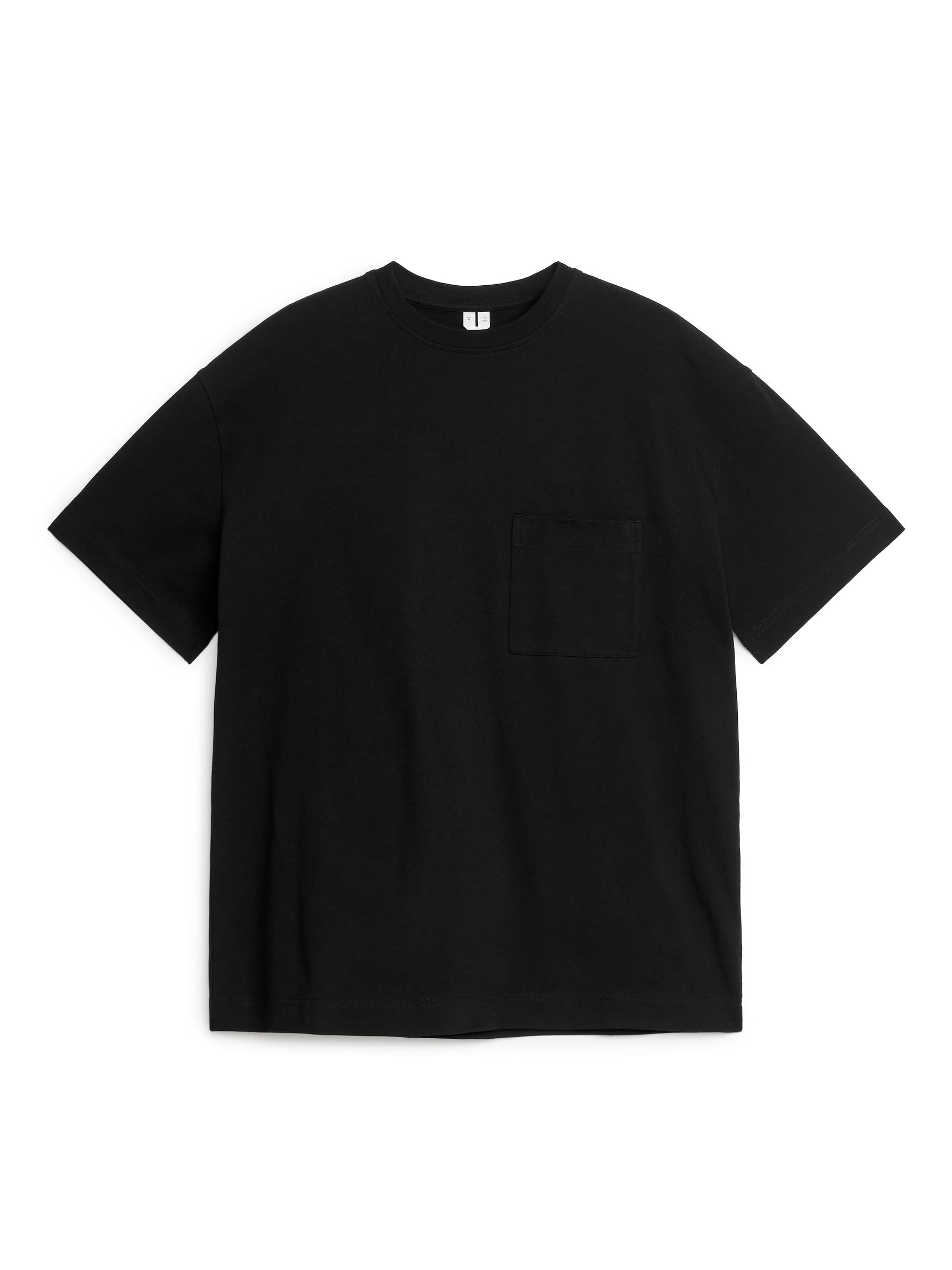 Oversized Heavyweight T-Shirt - Black - Oversized - Men - StillMedia/DescriptiveStillLife - 1