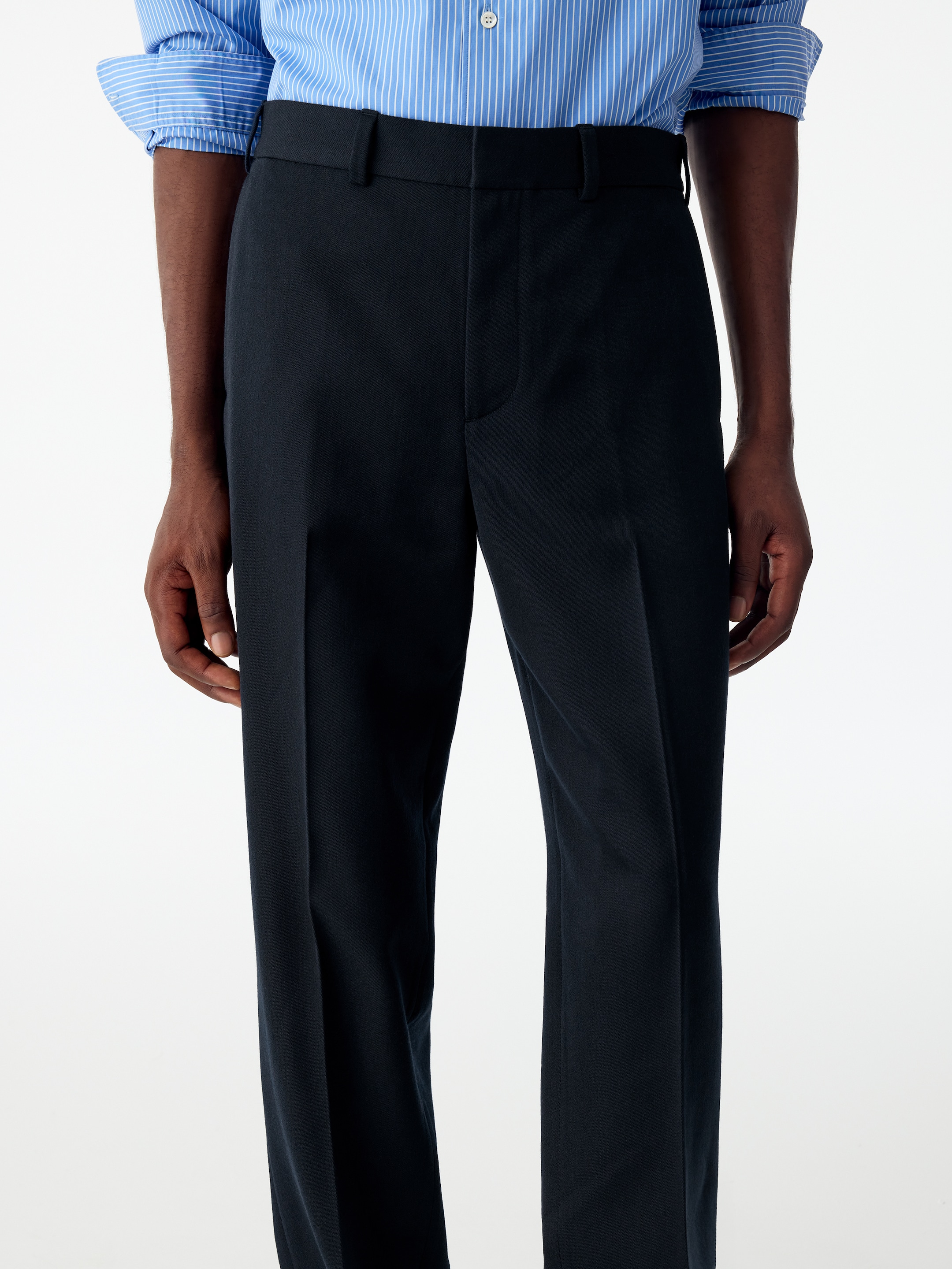 Wollhose mit schmaler Passform - Dunkelblau - Slim Fit - men - StillMedia/Lookbook - 2