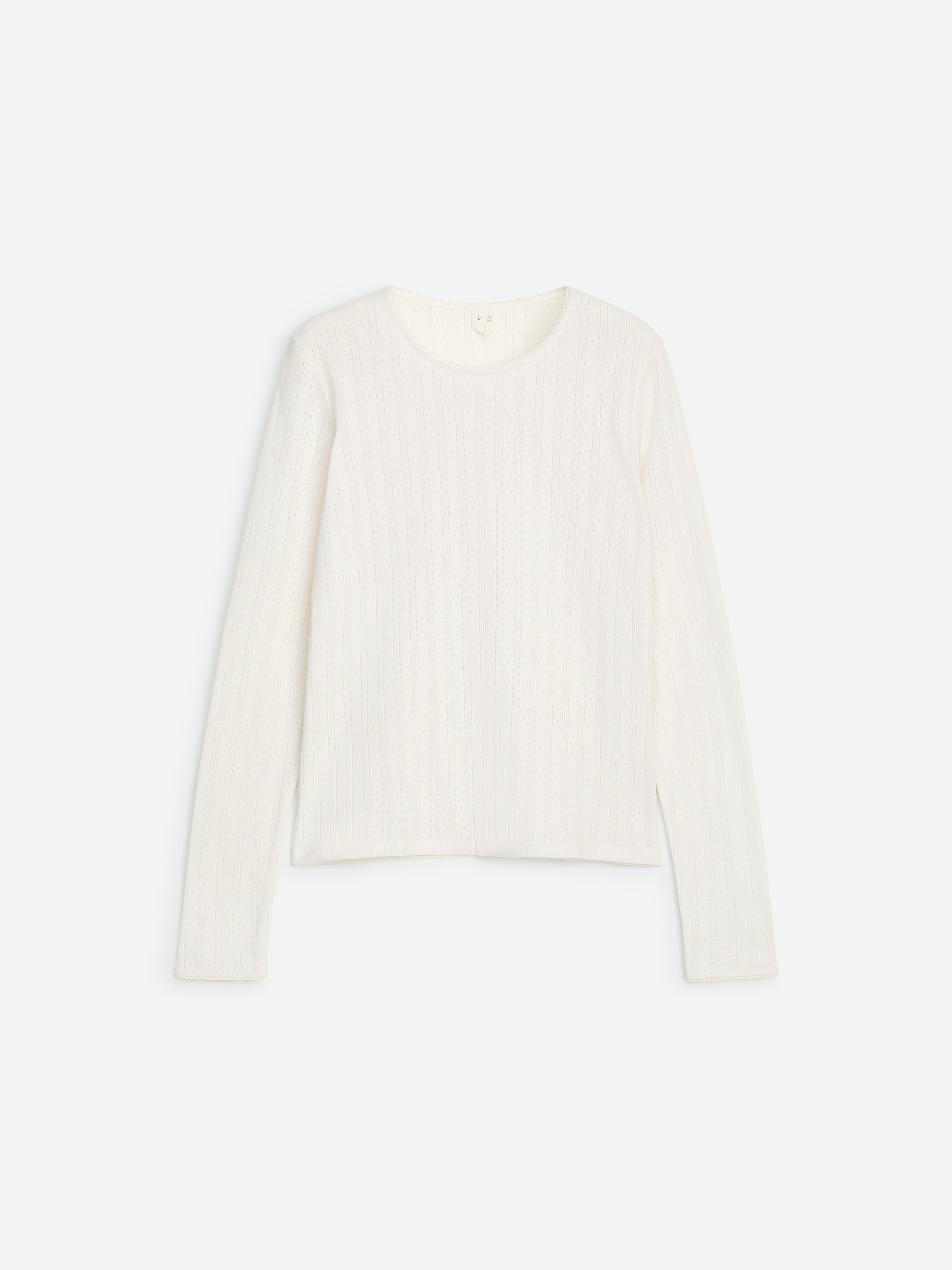 Top con lavorazione pointelle-White-20938