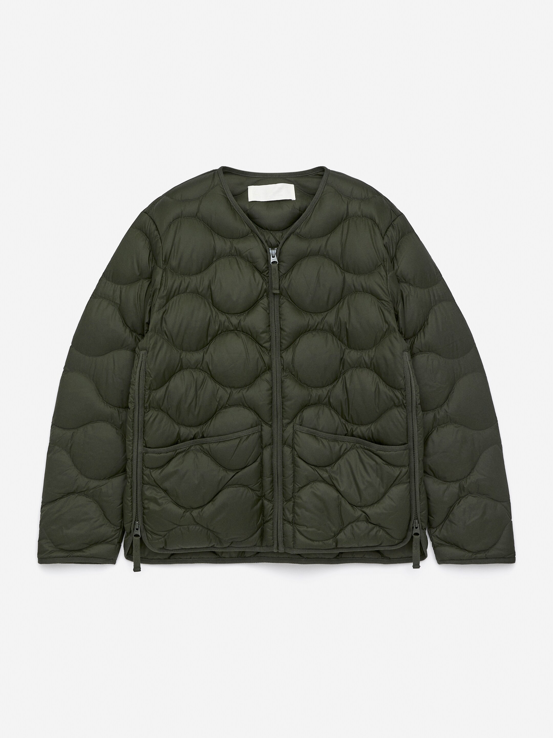 Ingrandisci l'immagine: 2-in-1 Upcycled Down Liner Jacket - Dark Green - DONNA | H&M CH 5