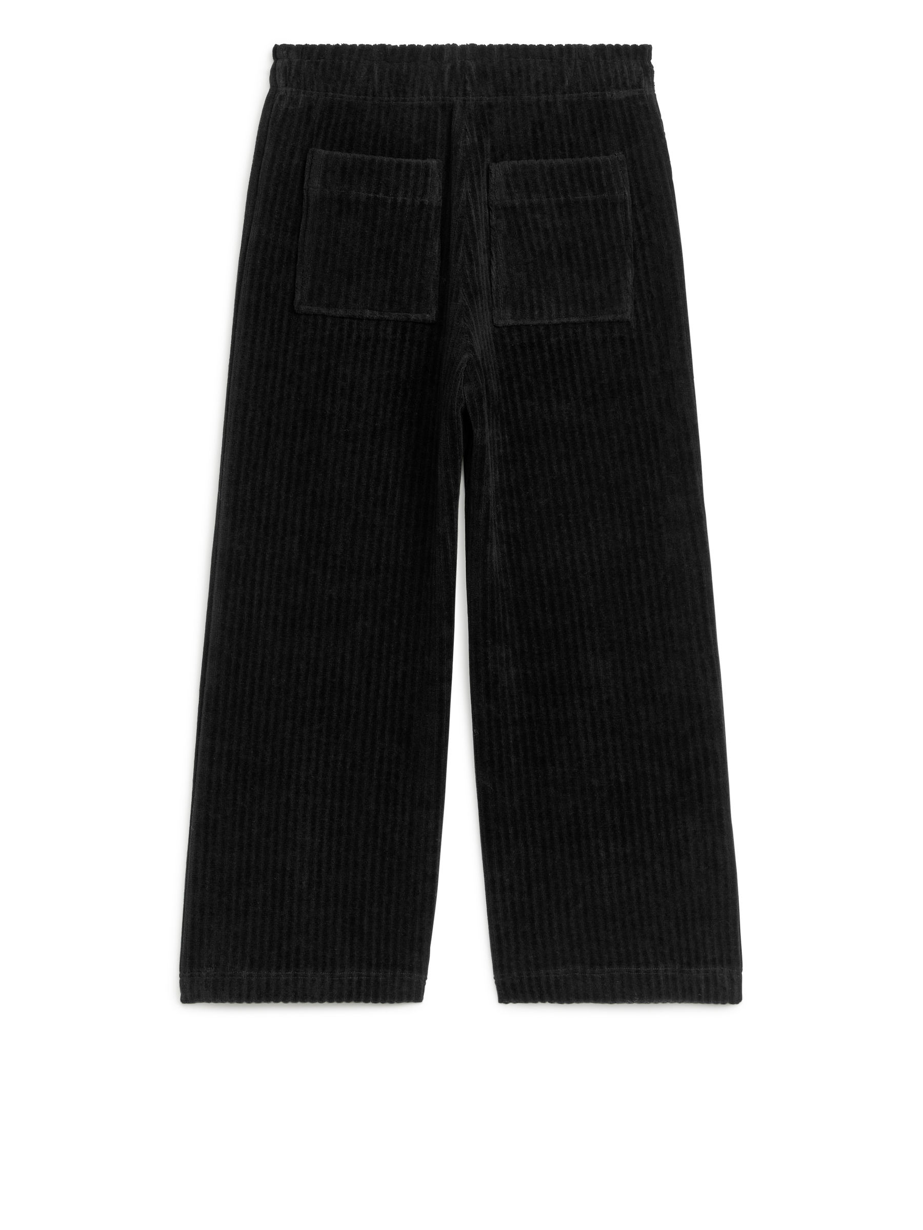 Gerippte Samthose - Schwarz - Regular Fit - Kinder - StillMedia/DescriptiveStillLife - 3