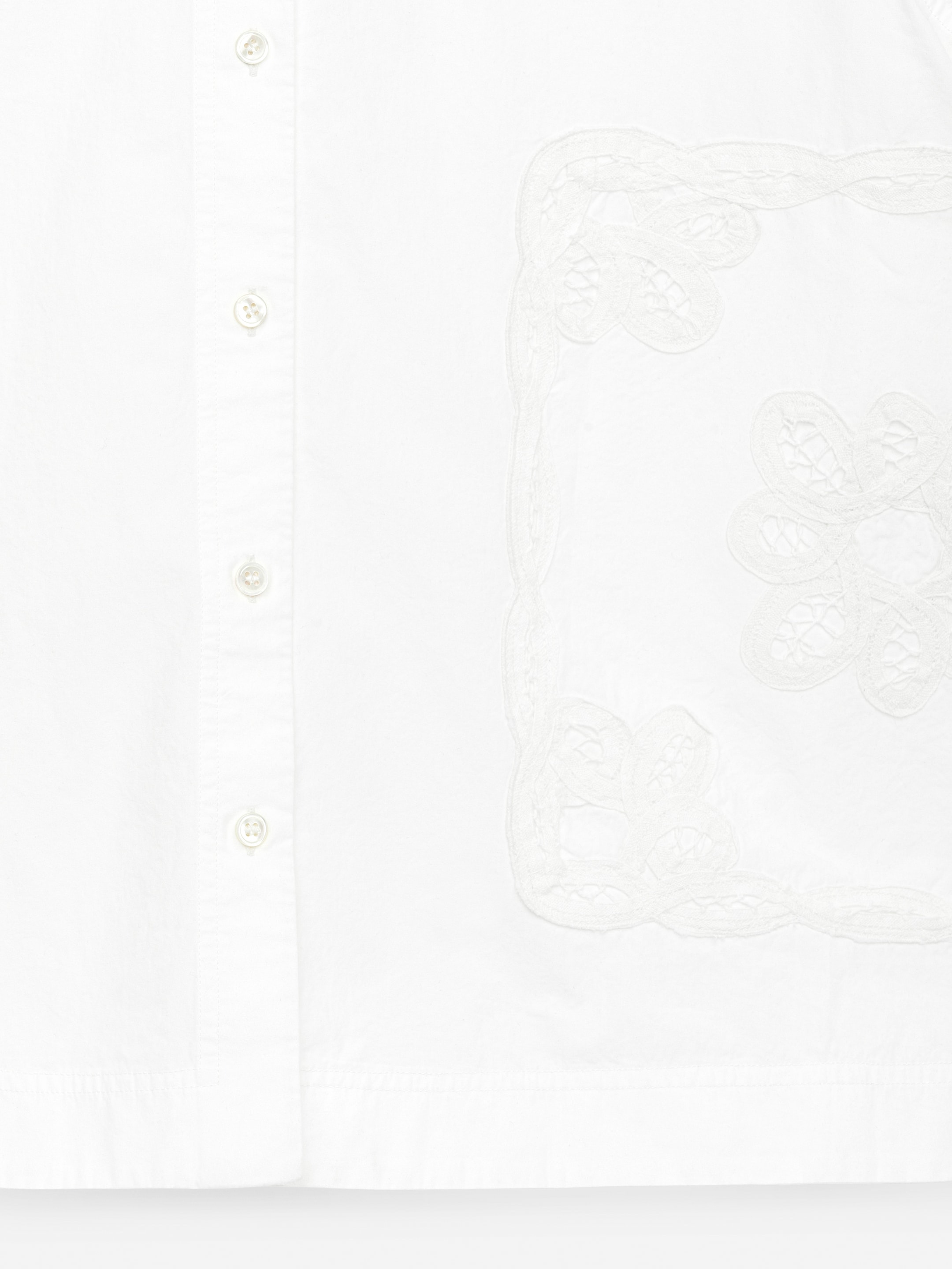 Hemd mit Stickerei - Weiß - Regular Fit - Damen - StillMedia/DescriptiveDetail - 1