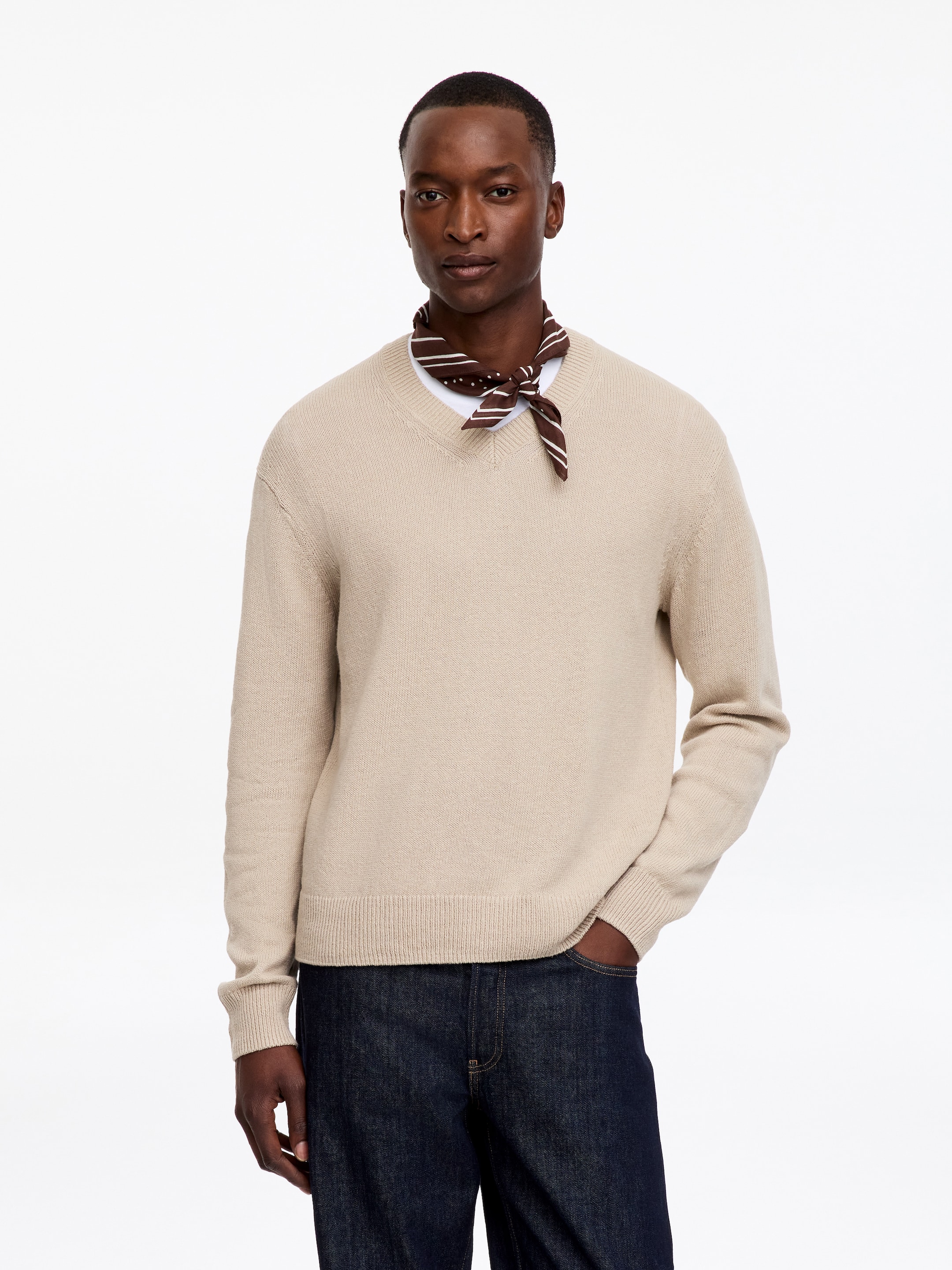 Bandana in cotone - Marrone scuro - Men - StillMedia/Lookbook - 3
