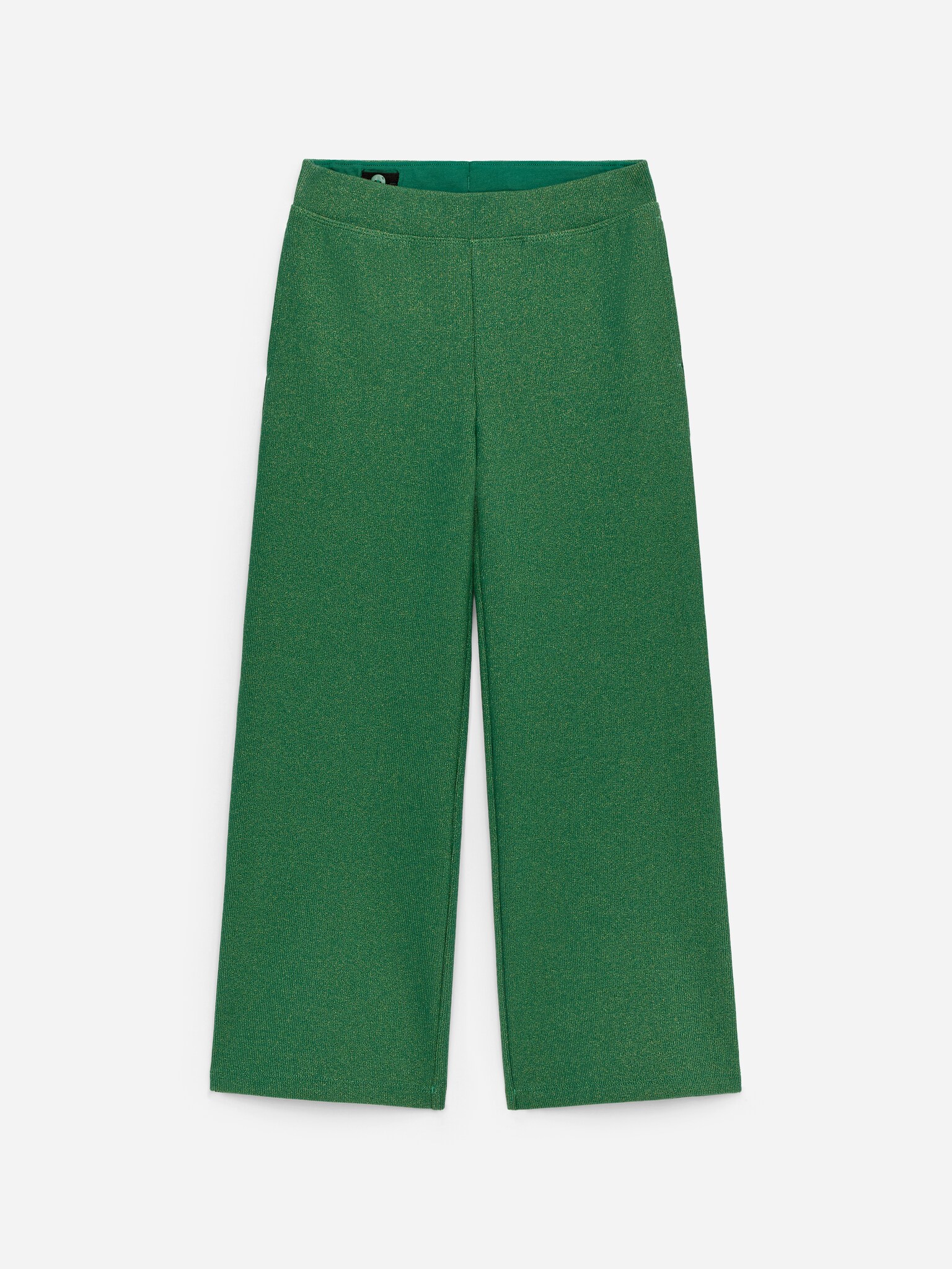 Pantalon en jersey métallisé - Vert