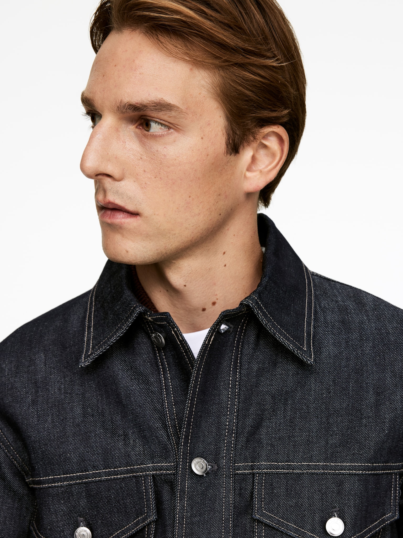 Denim Jacket - Dark Blue - 3