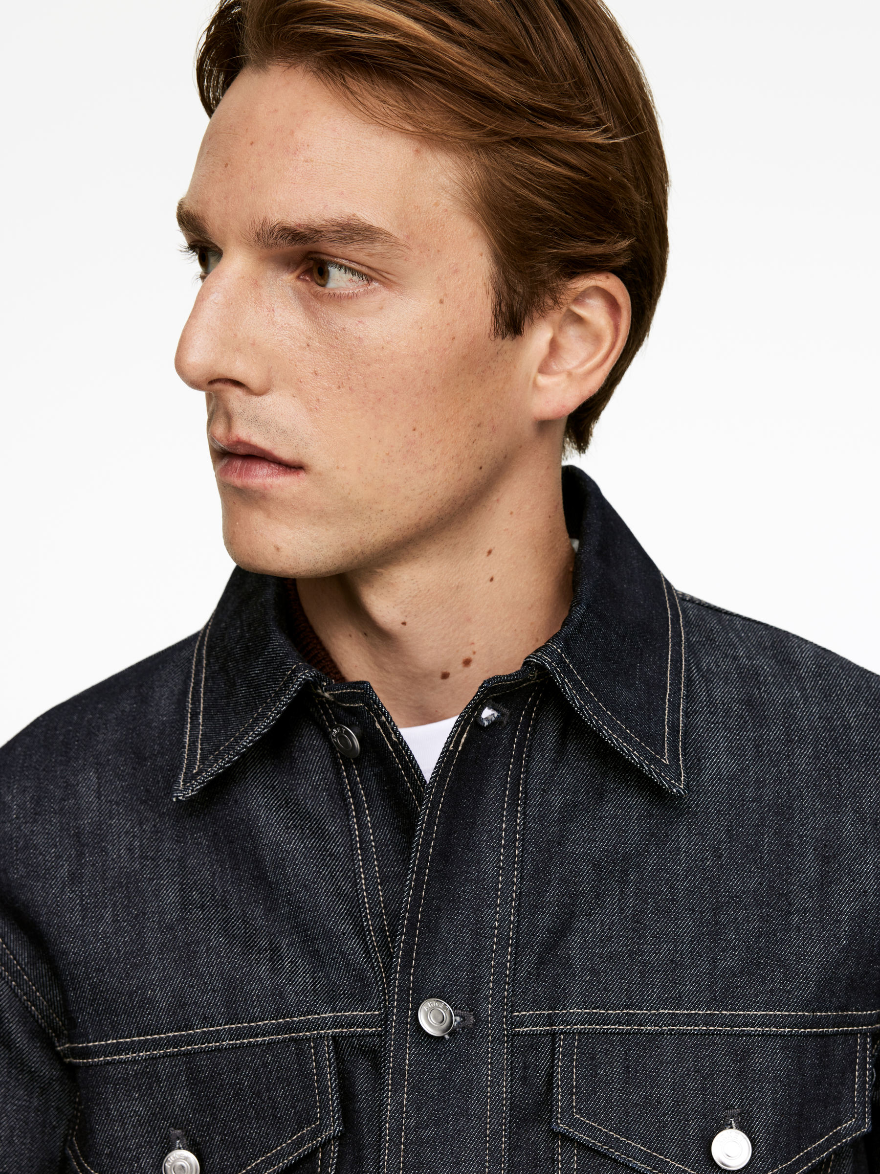 Denim Jacket - Dark Blue - Loose fit - Men - StillMedia/Lookbook - 6