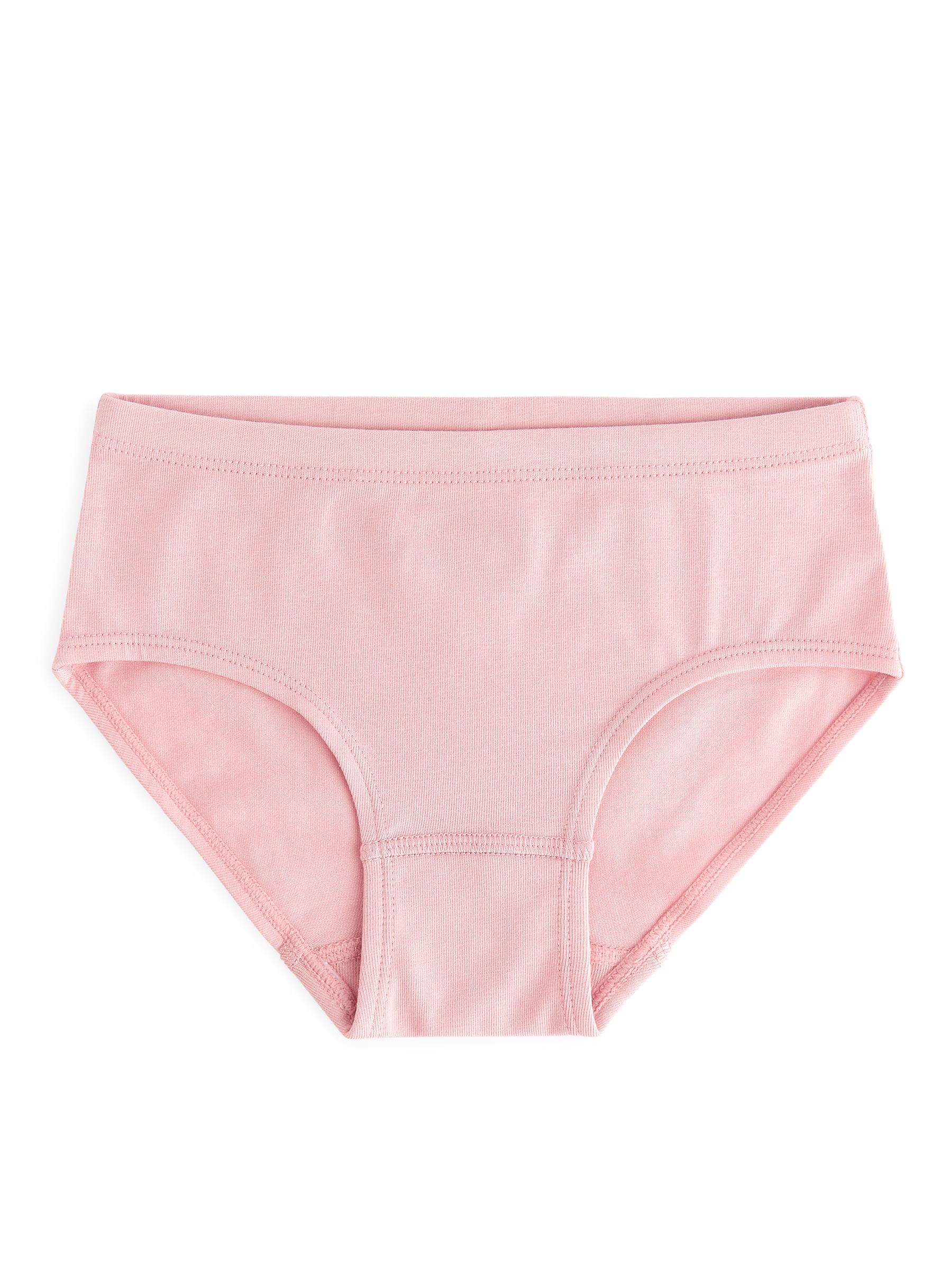 Slips aus Baumwolljersey, 3er-Set - blassrosa/cremeweiß - Regular Fit - Kinder - StillMedia/DescriptiveStillLife - 1