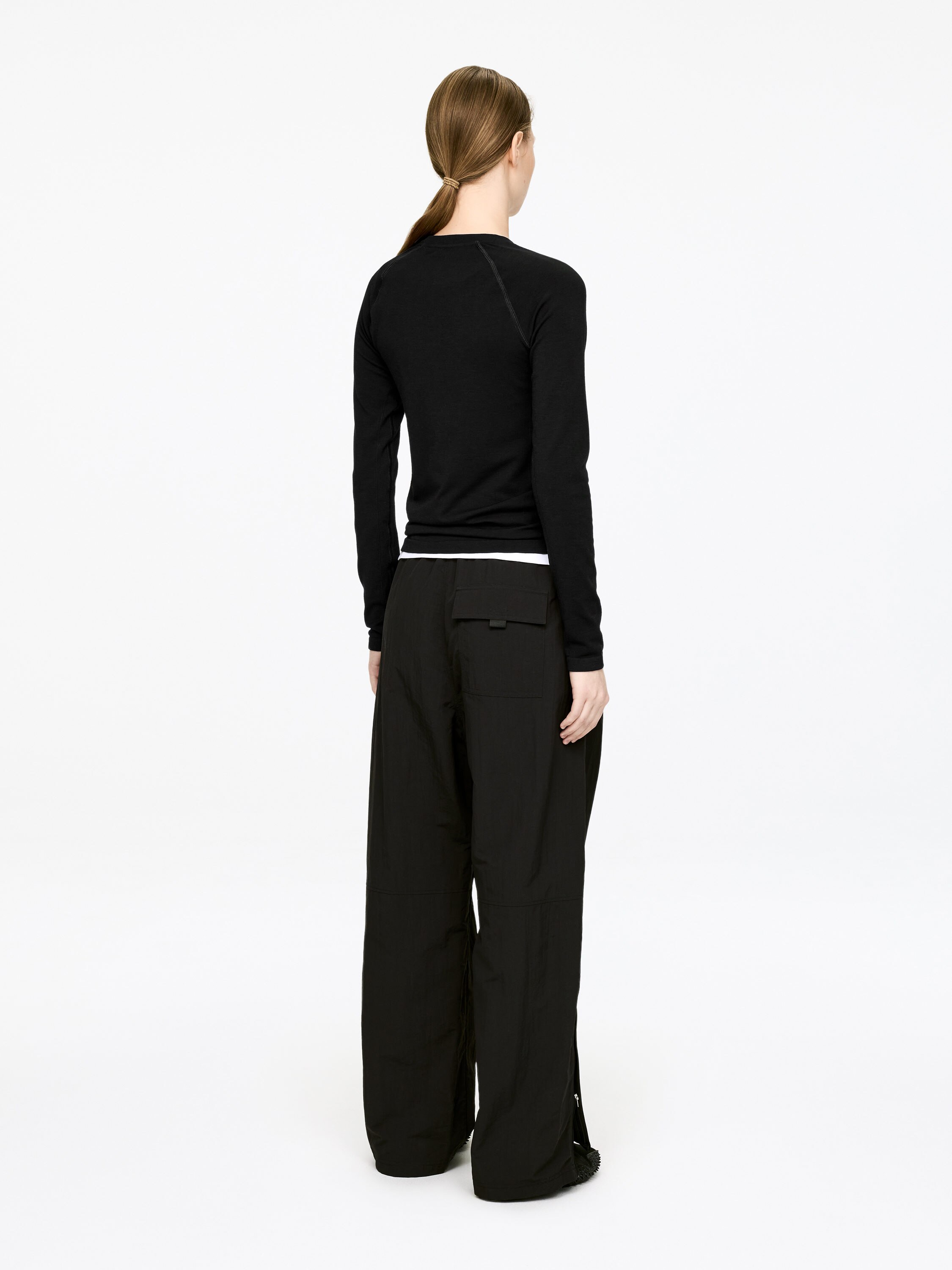 Seamless Wool-Blend Top - Black - Slim fit - Women - StillMedia/Lookbook - 8