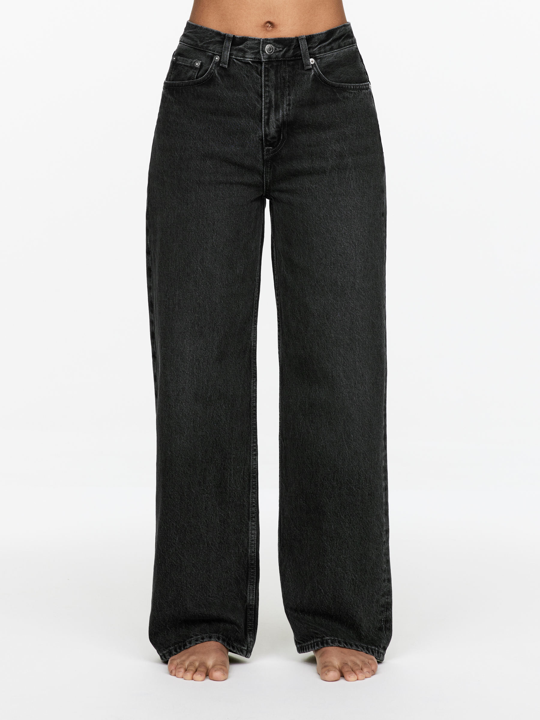 CORAL Wide Jeans - Dark Grey - Loose fit - Women - StillMedia/Lookbook - 7
