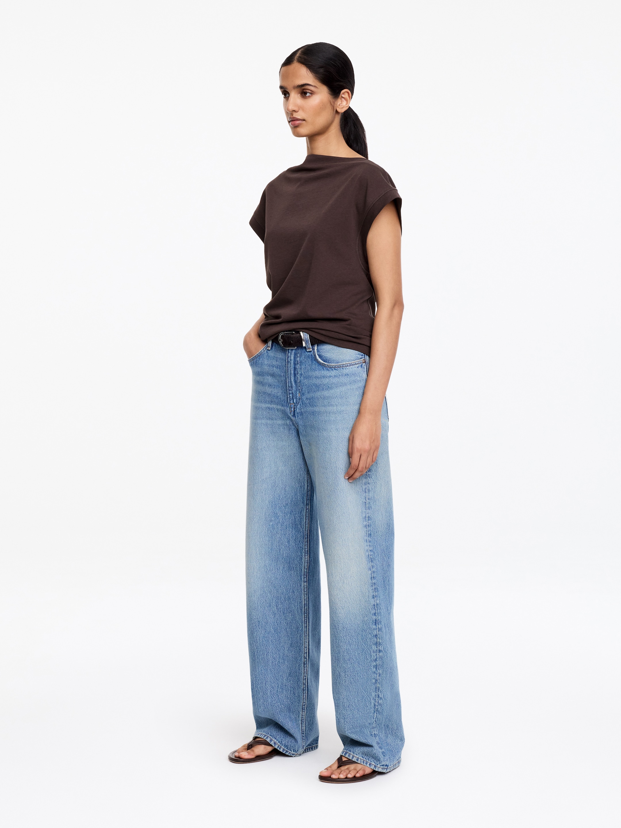 Top retorcido - Marrón - Corte estándar - Women - StillMedia/Lookbook - 4
