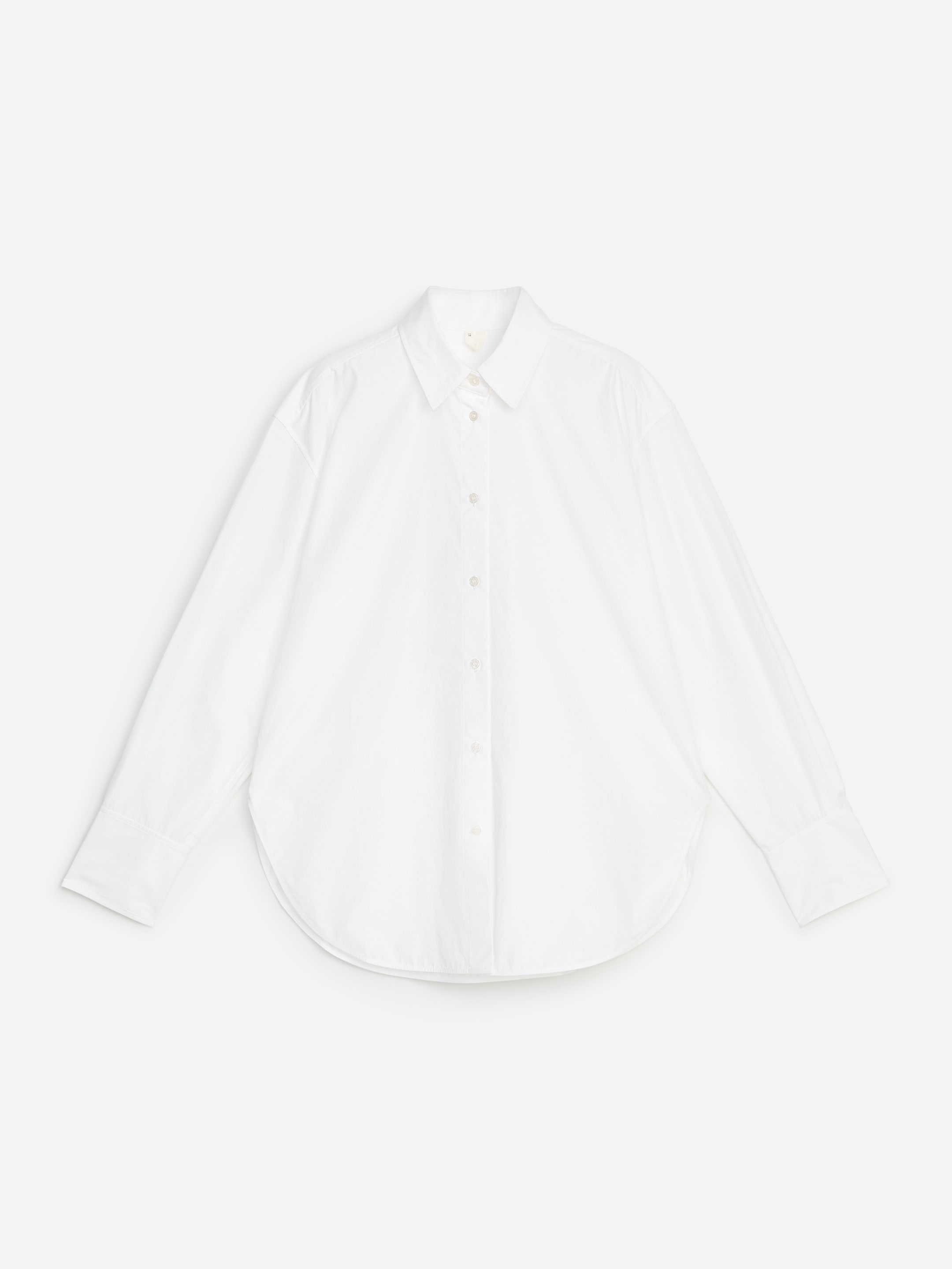 Chemise décontractée en popeline-#FFFFFF-20705