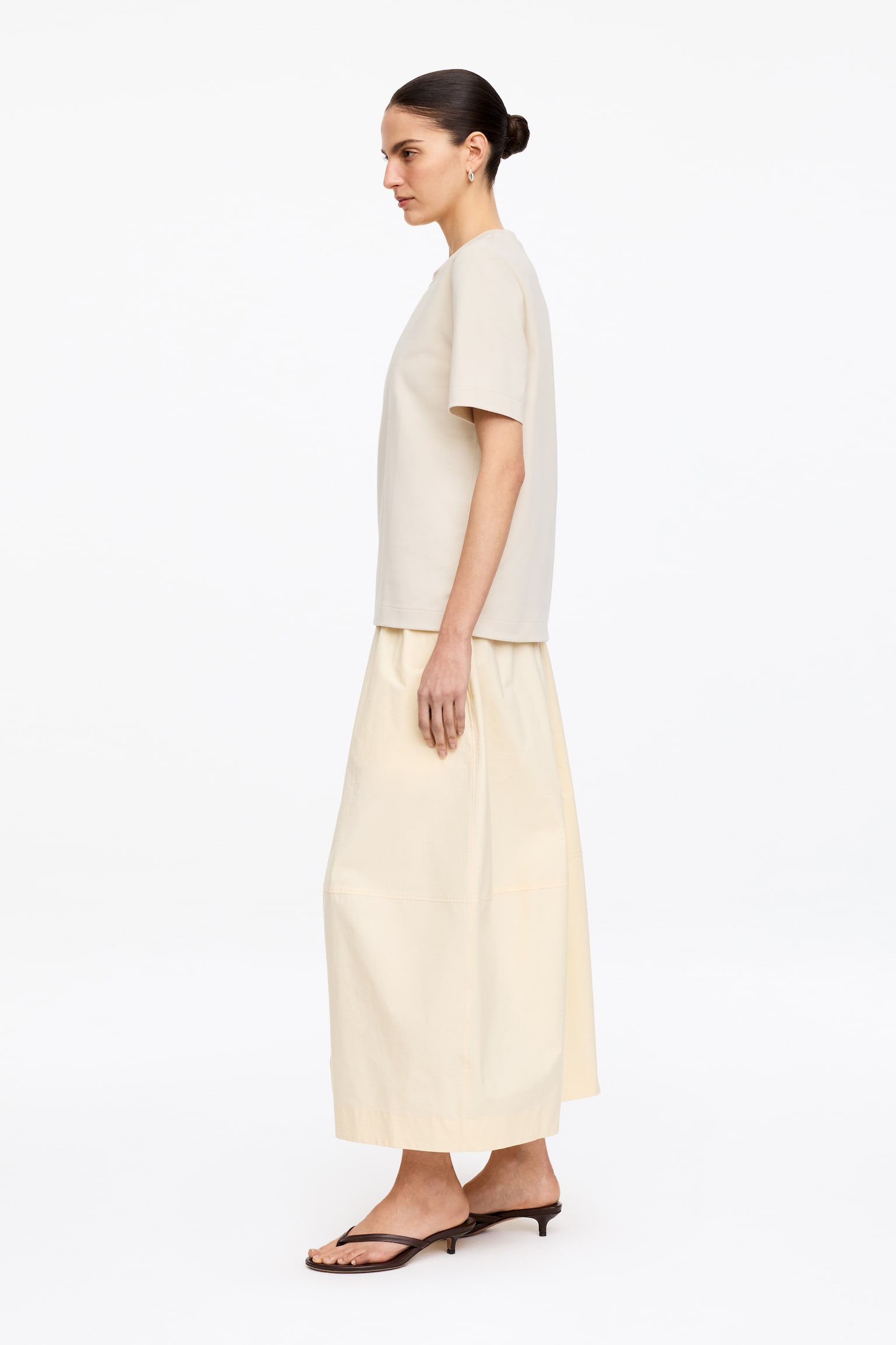 T-shirt PEARL pesante - Beige chiaro/Marrone/Grigio mélange/Nero/Bianco - 3