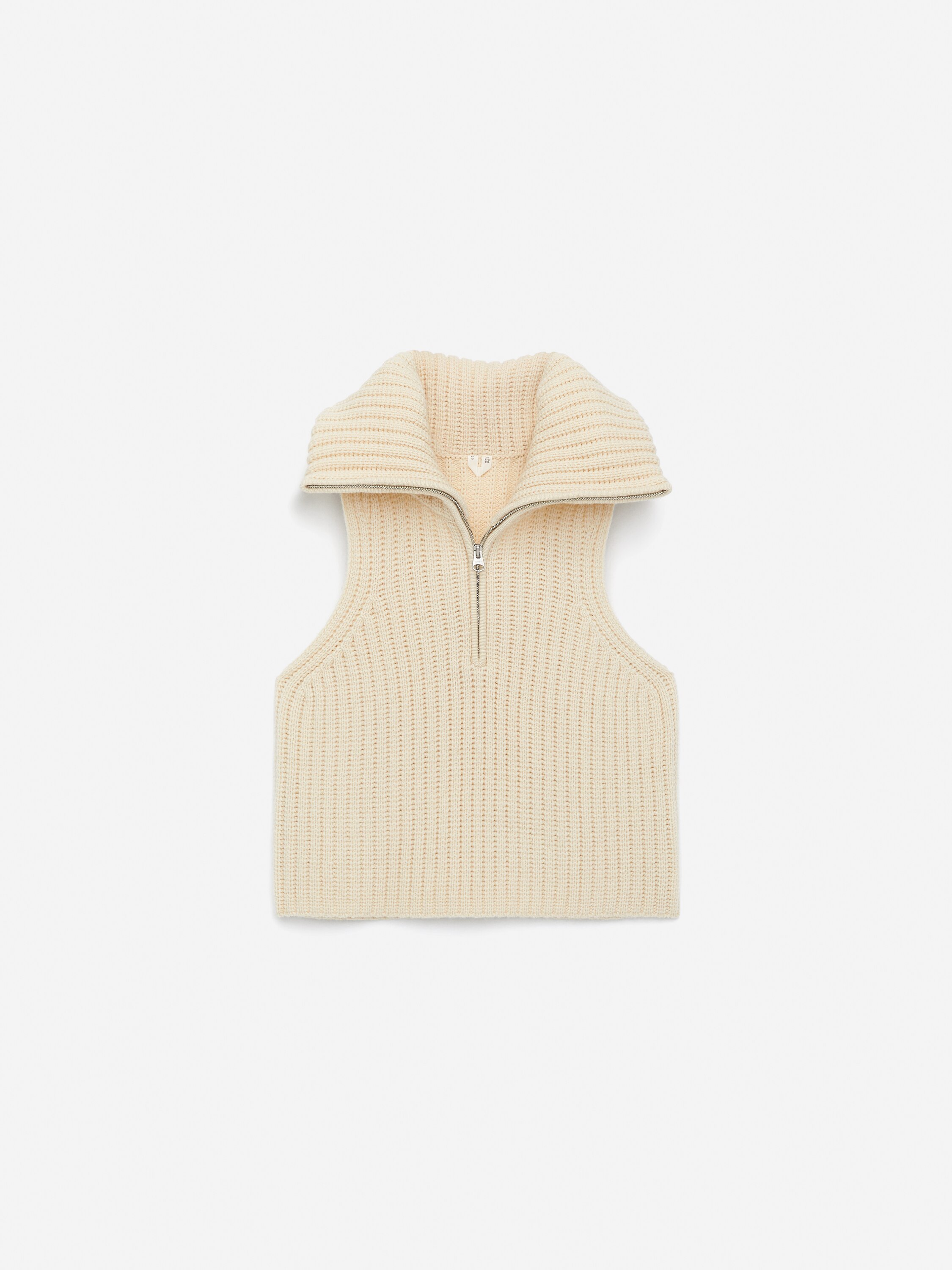 Ribbed Wool Vest – Off White – Women – ARKET NO