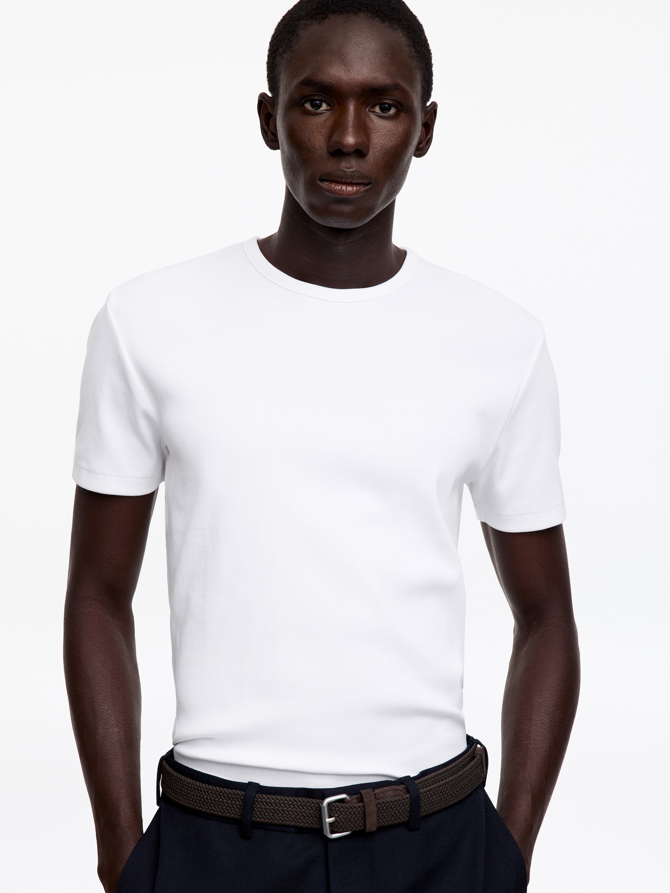 Fitted T-Shirt - White - Slim fit - men - StillMedia/Lookbook - 6