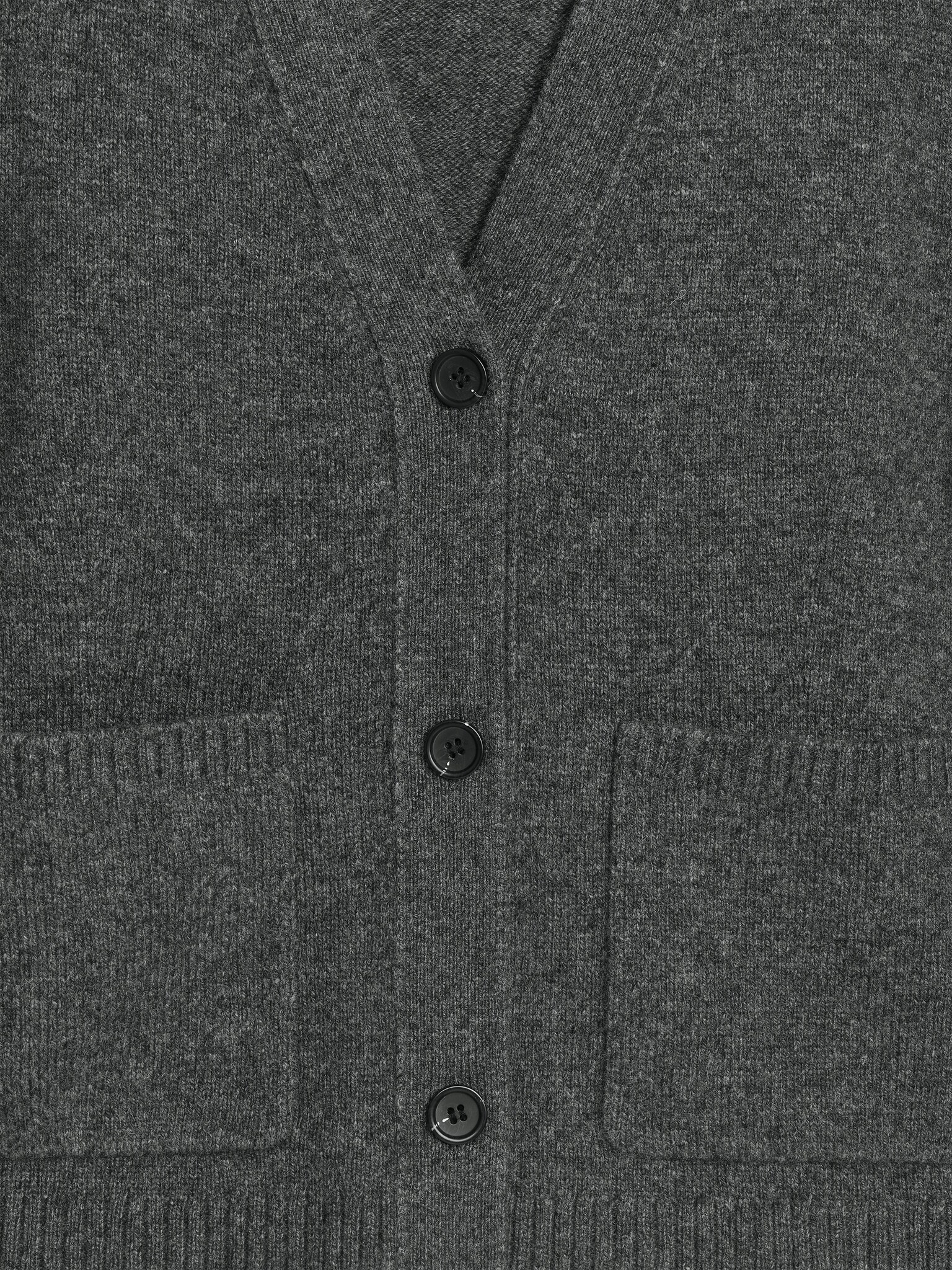 Gilet en laine - Gris foncé/Noir/Beige - 3