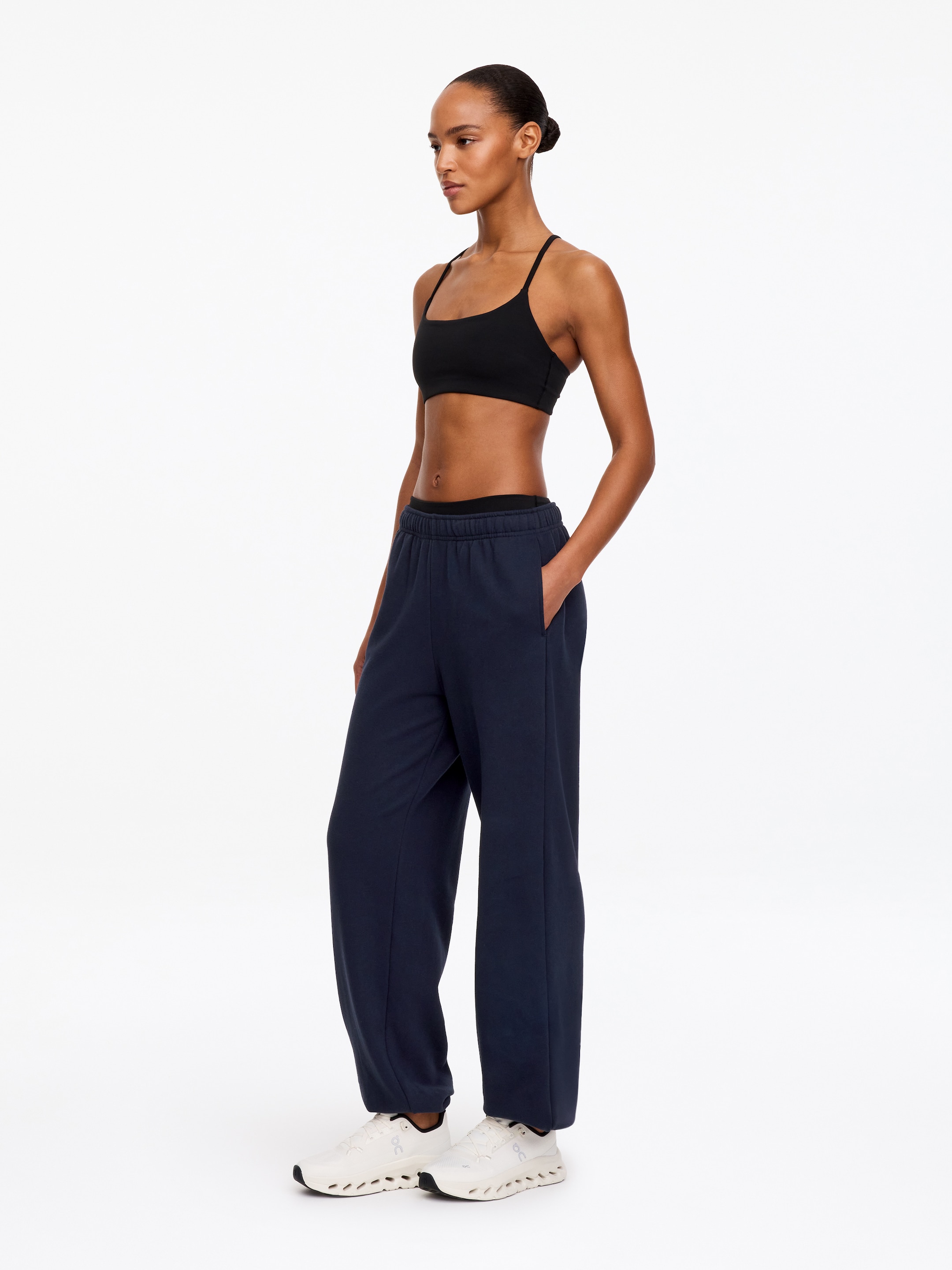 Terry Sweatpants - Dark Blue - Regular fit - women - StillMedia/Lookbook - 5