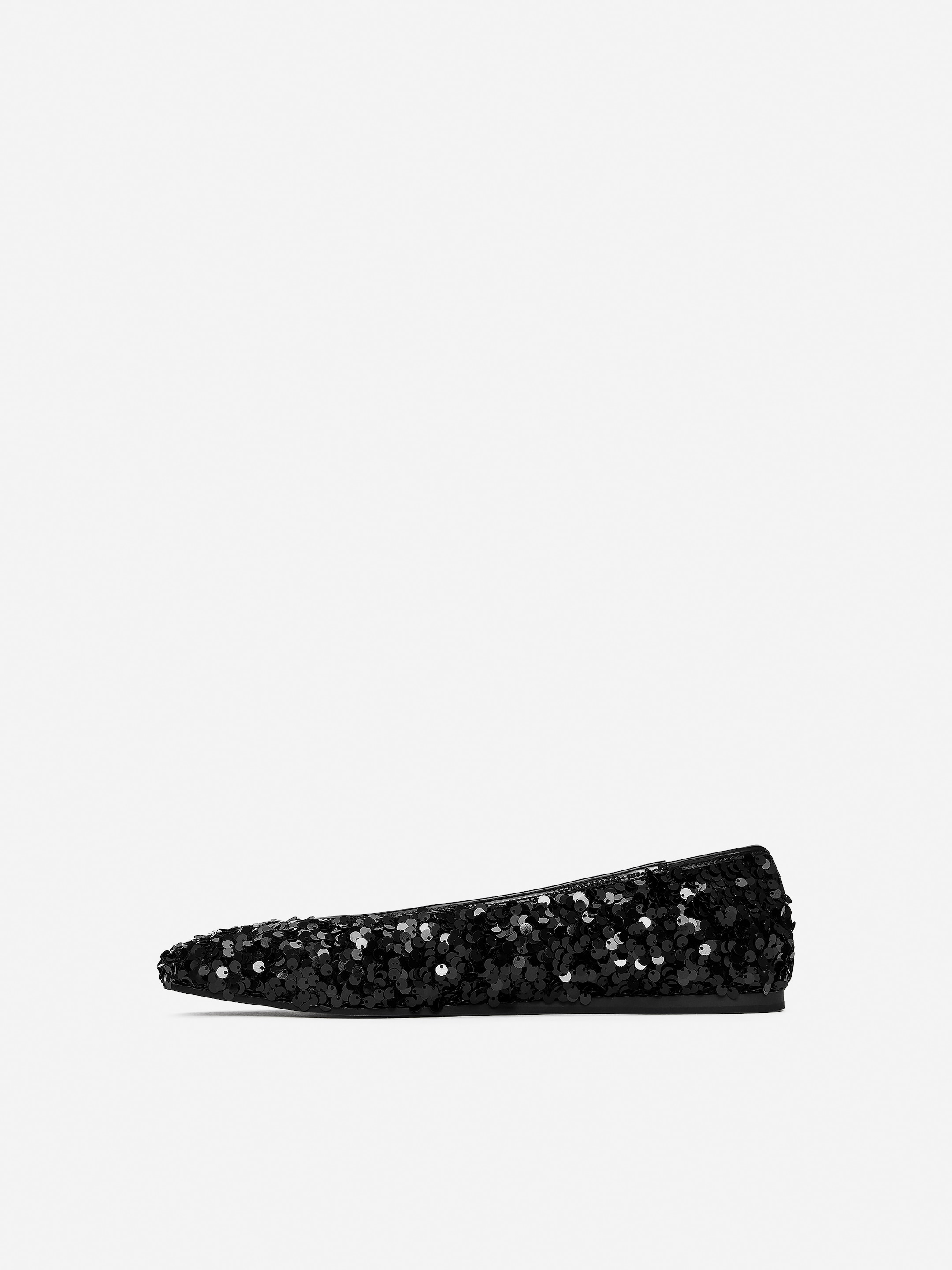 Sequin Ballerina Flats - Black - Women - StillMedia/DescriptiveStillLife - 2
