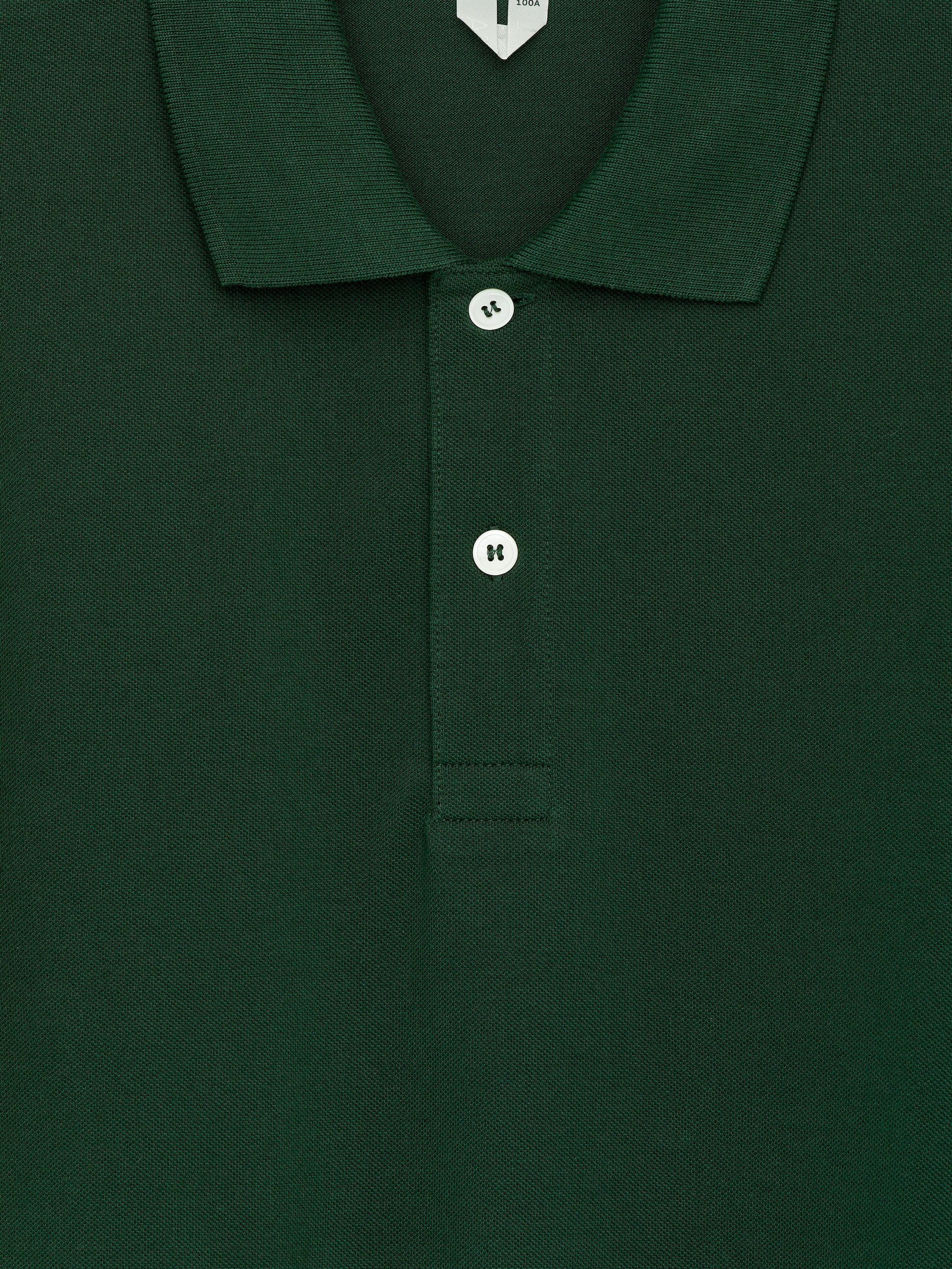 Piqué Polo Shirt - Dark Green - Regular fit - Men - StillMedia/DescriptiveDetail - 1