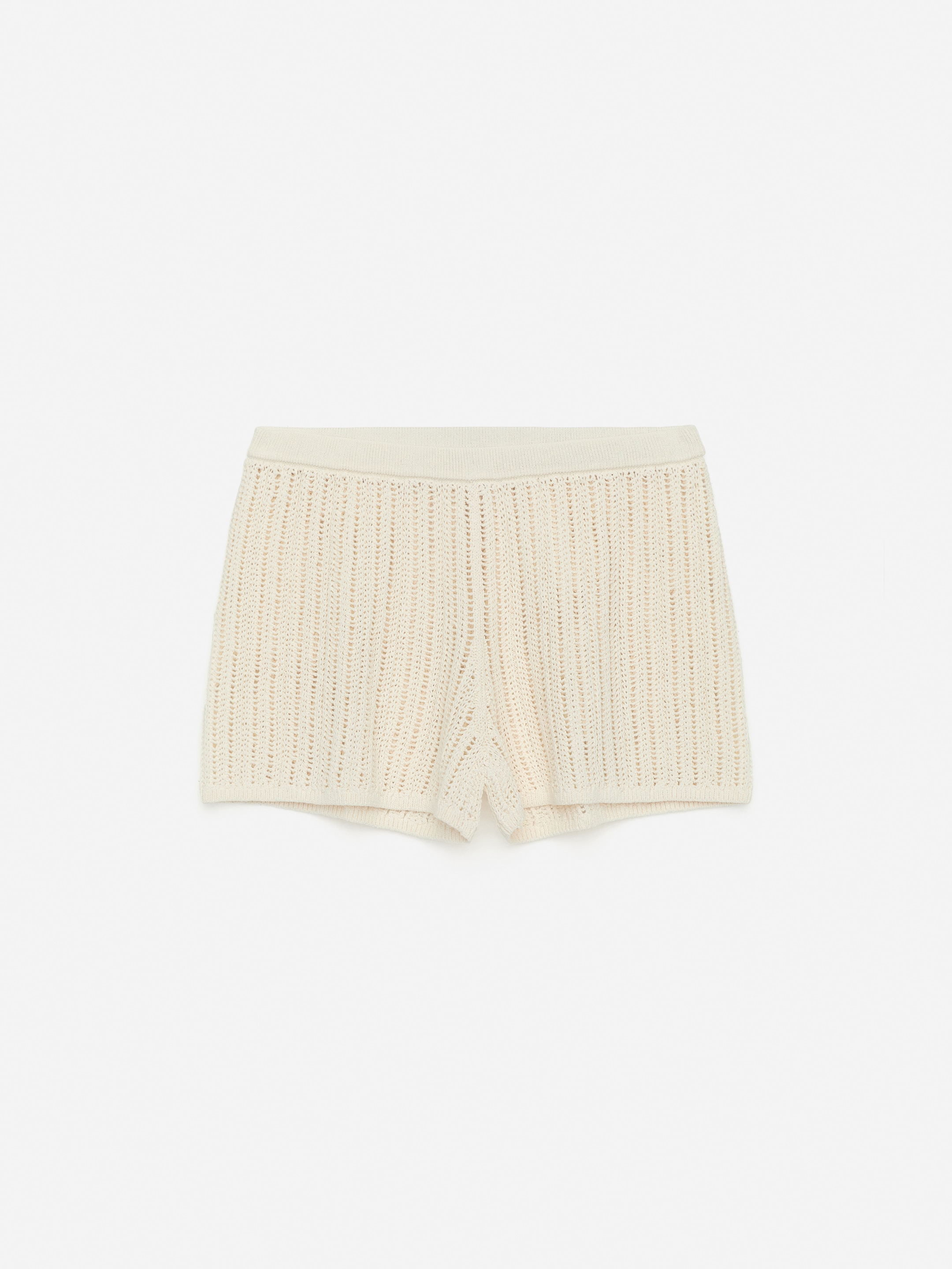 Mini Shorts-#F4F3E9-15230