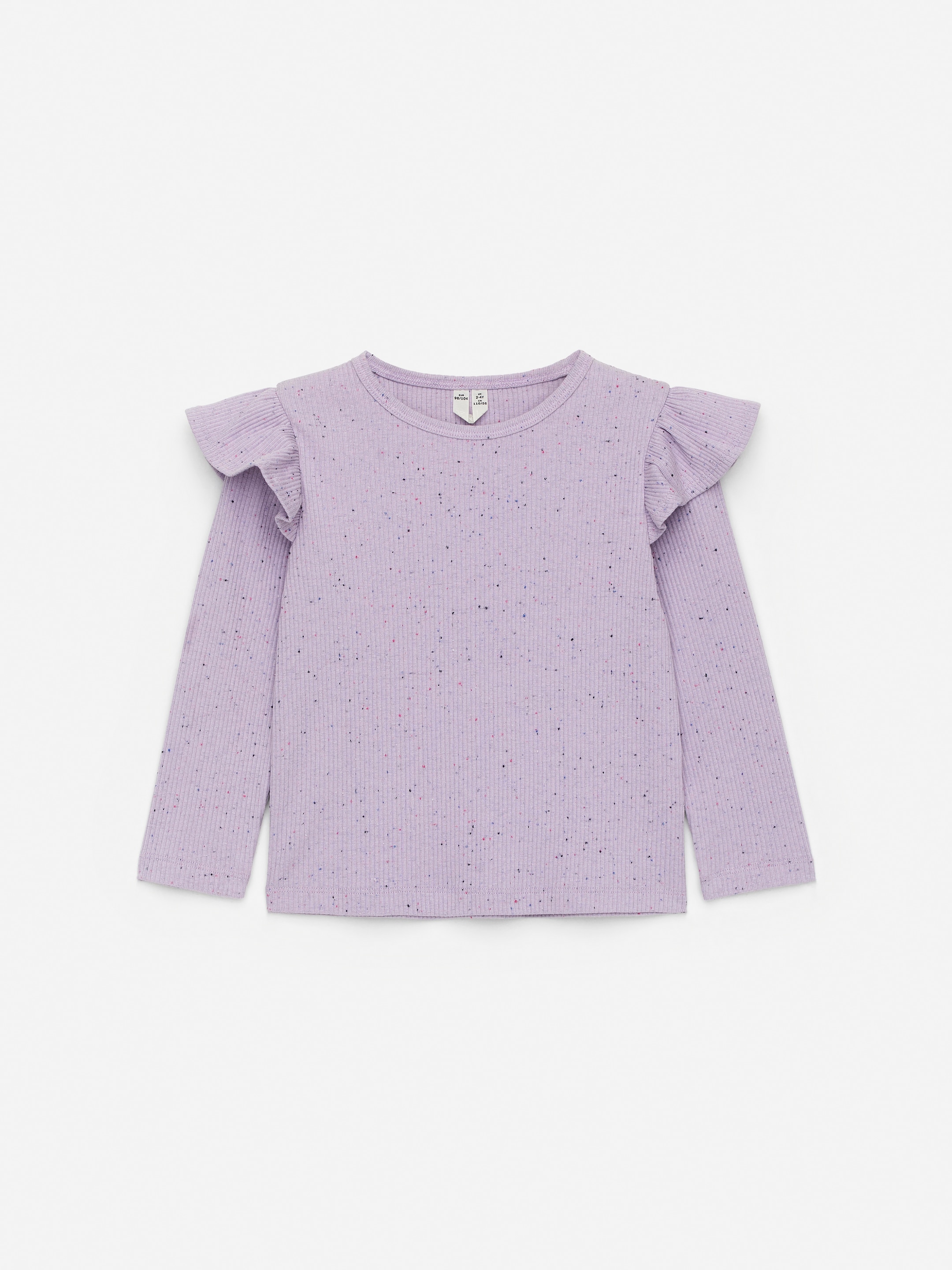 Größeres Bild ansehen: Gerüschtes Jersey-Oberteil - Flieder/Noppen - Kids | H&M DE 1