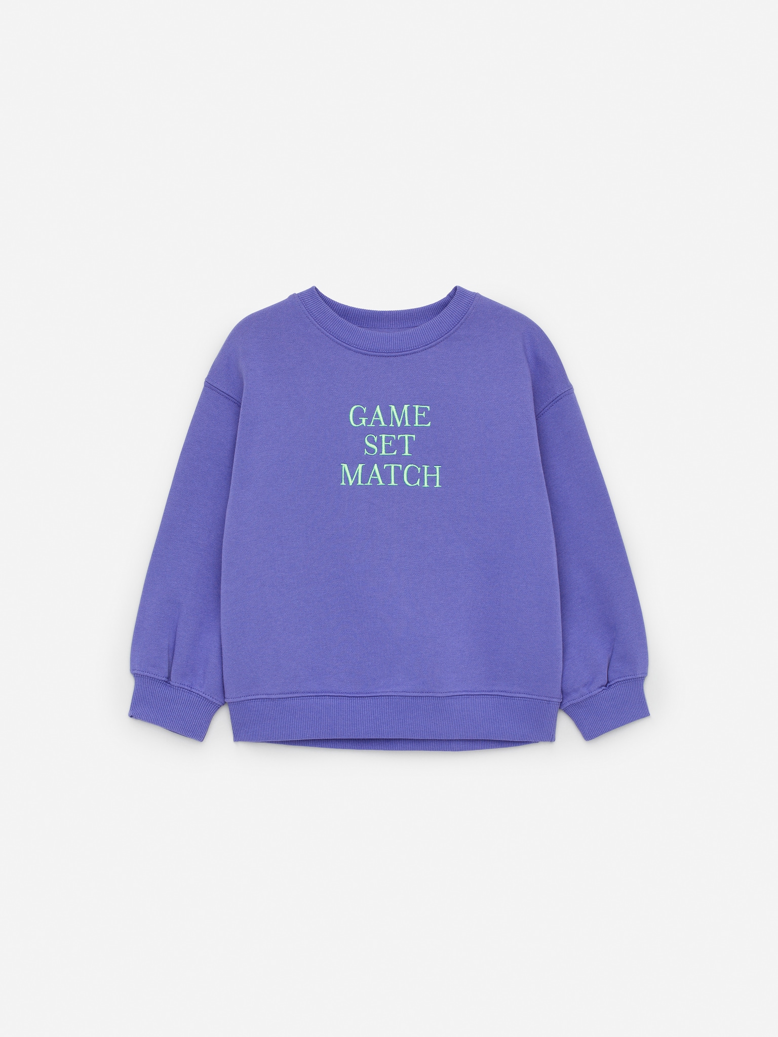 Embroidered Sweatshirt - Lilac/Pink Melange