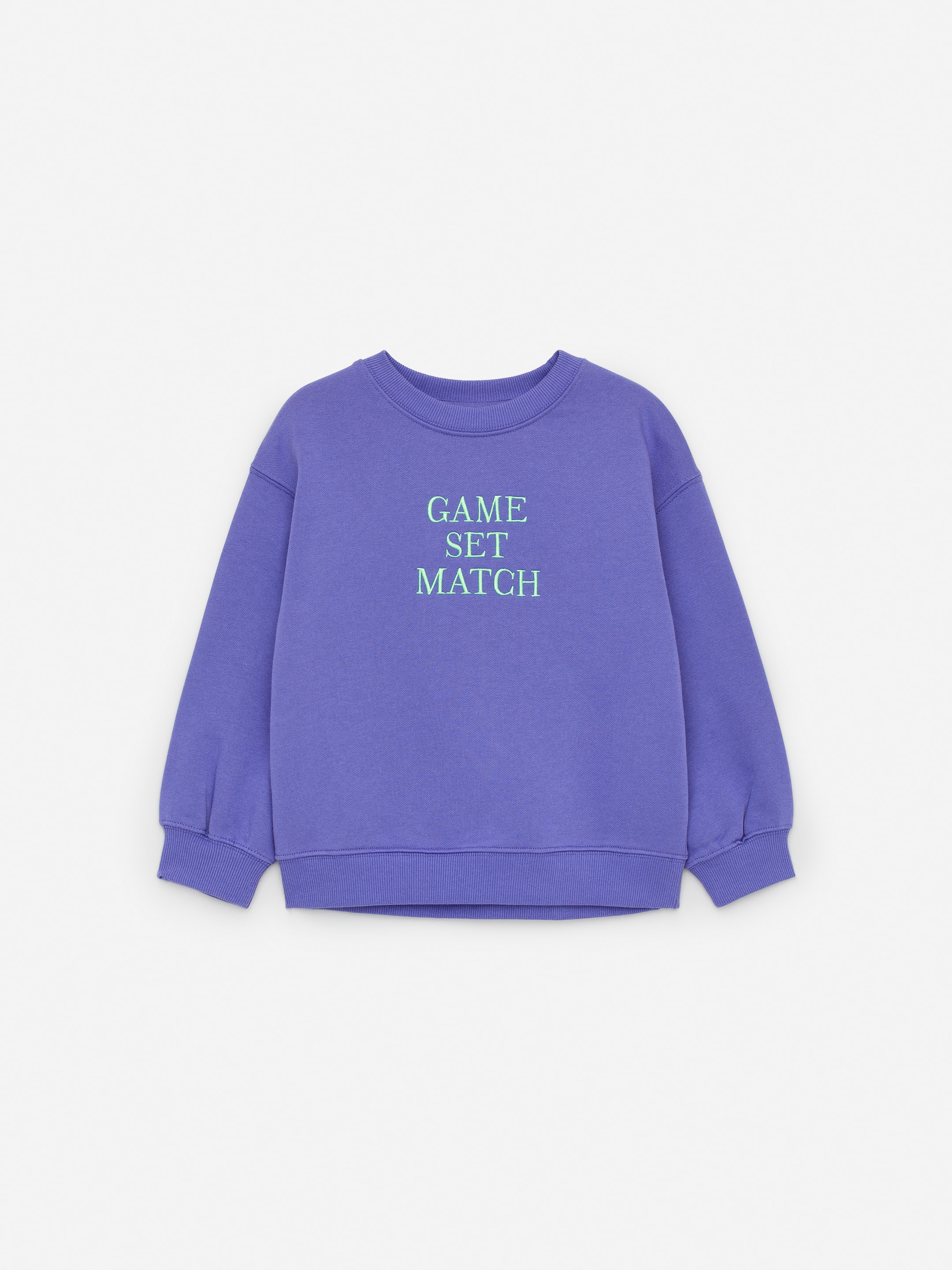 Embroidered Sweatshirt - Lilac - Relaxed fit - Children - StillMedia/DescriptiveStillLife - 1