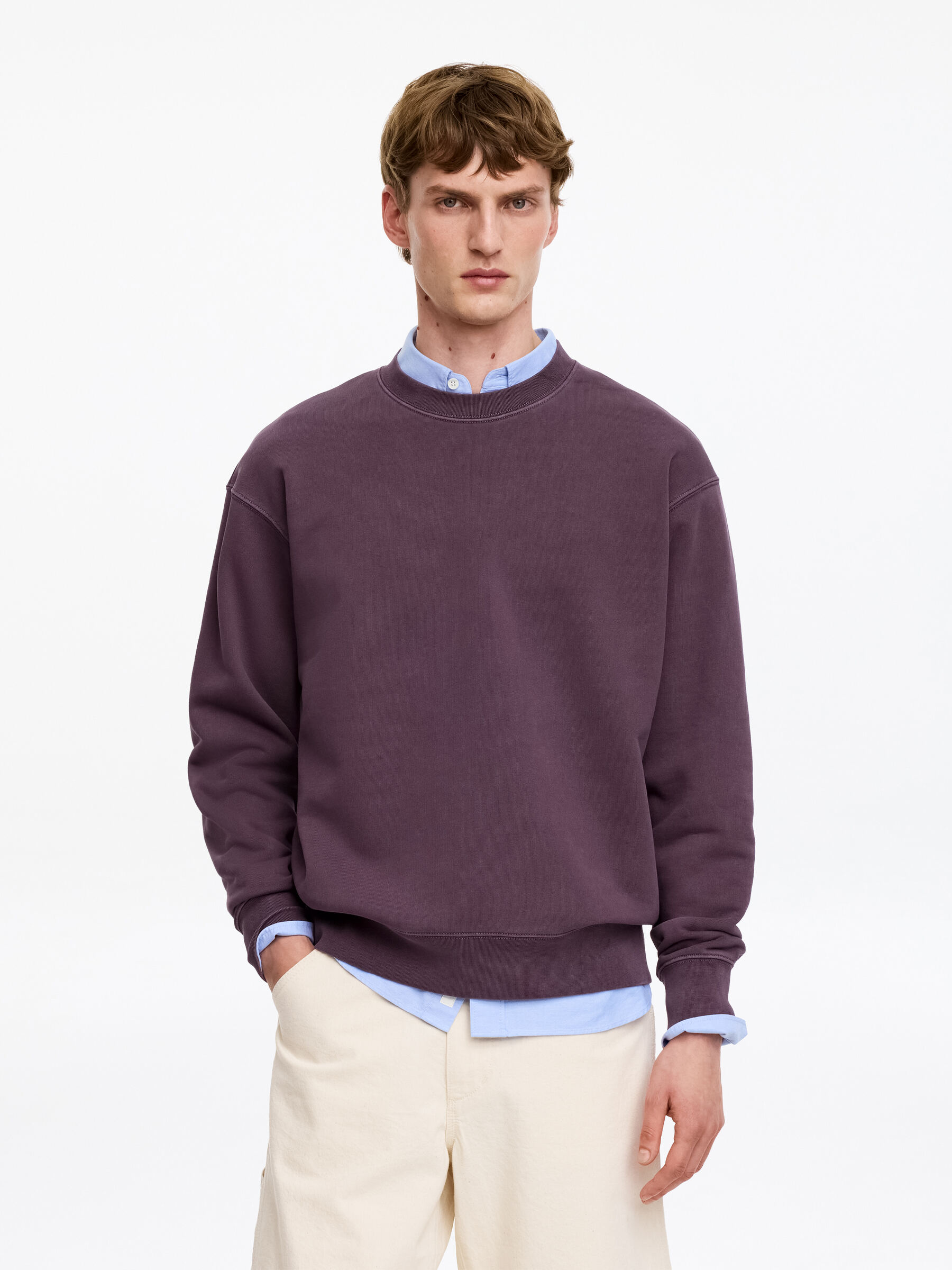 Legeres Sweatshirt-#34083F-19611