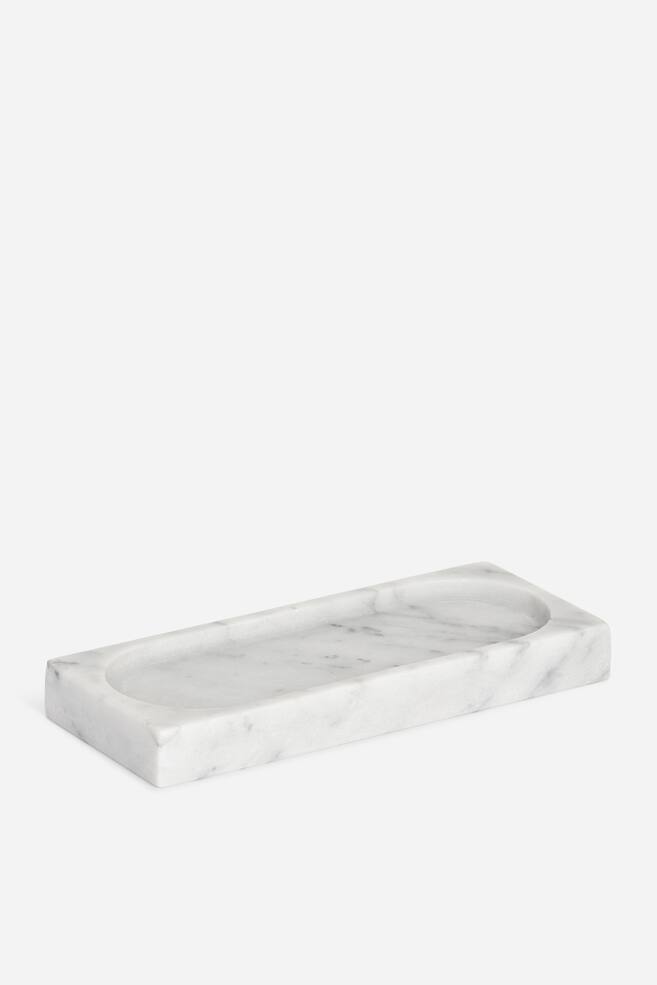 Marble Tray - White/Marble - 1